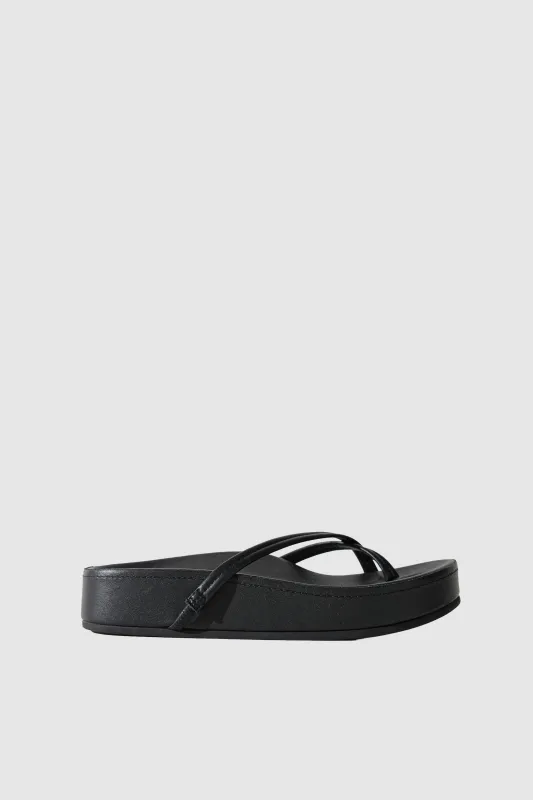 Cross Strap Flatform - Black made by St. Agni