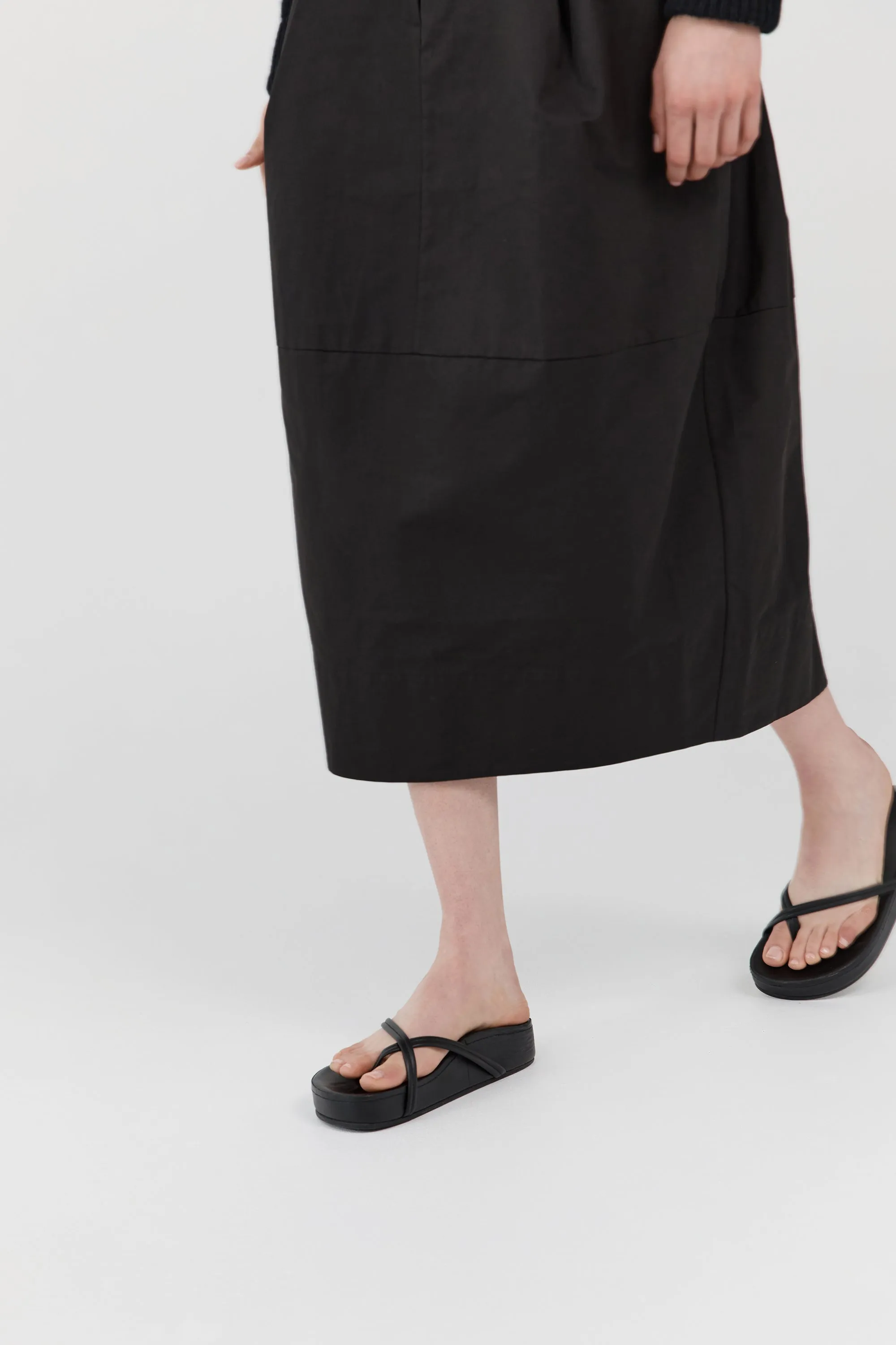 Cross Strap Flatform - Black sold by St. Agni product image thumbnail 2