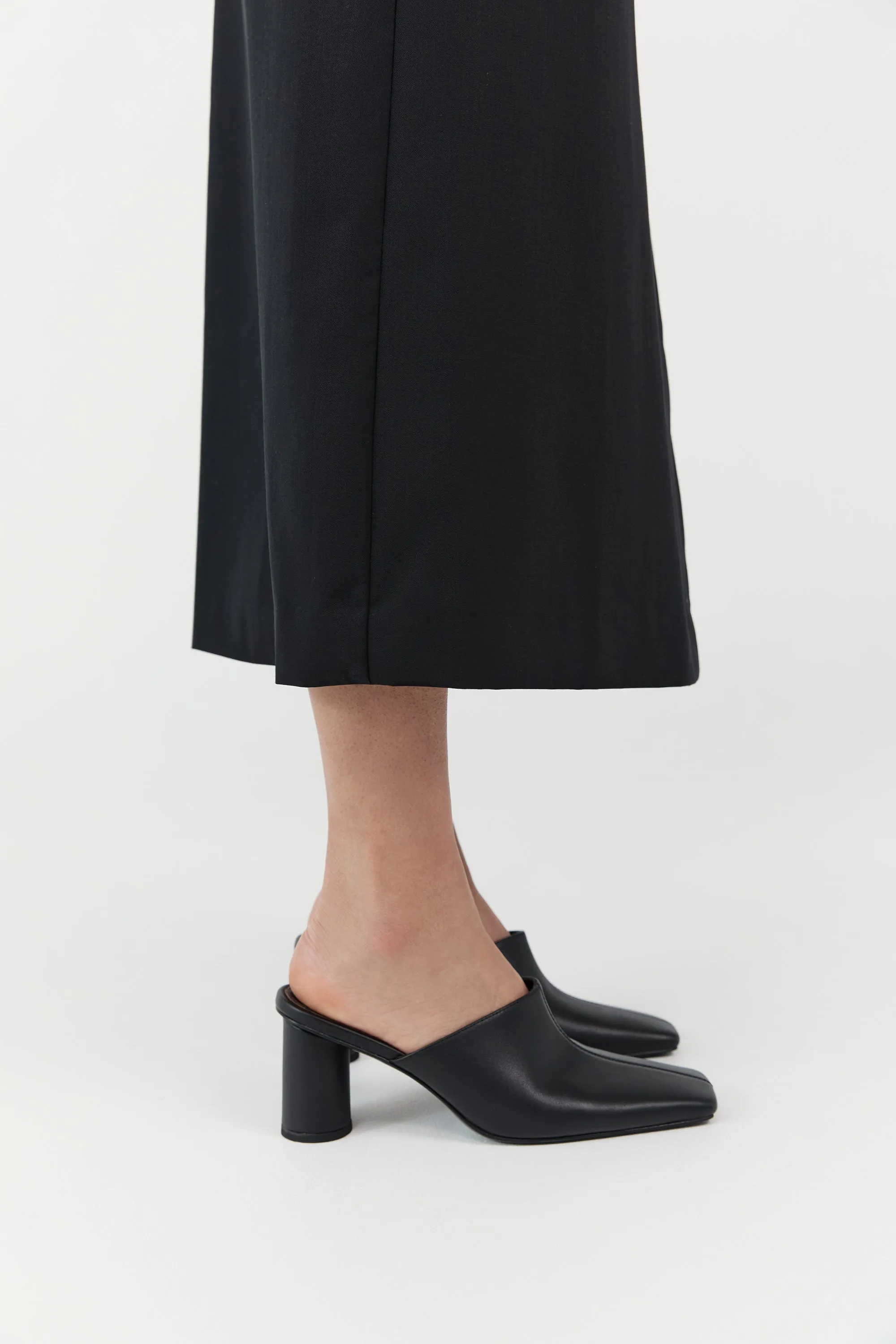 Clog Cylinder Heel - Black sold by St. Agni product image thumbnail 3