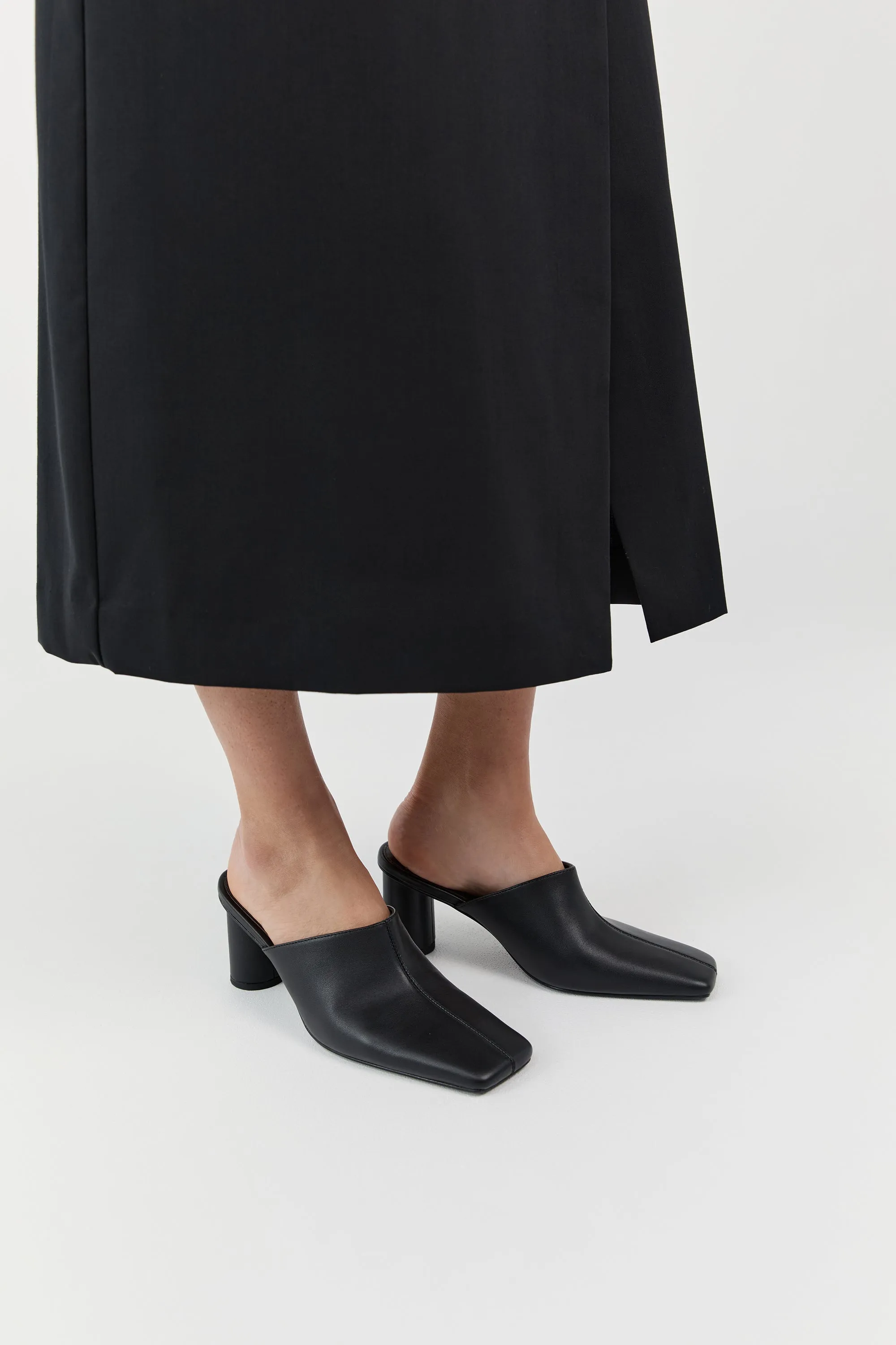 Clog Cylinder Heel - Black sold by St. Agni product image thumbnail 5