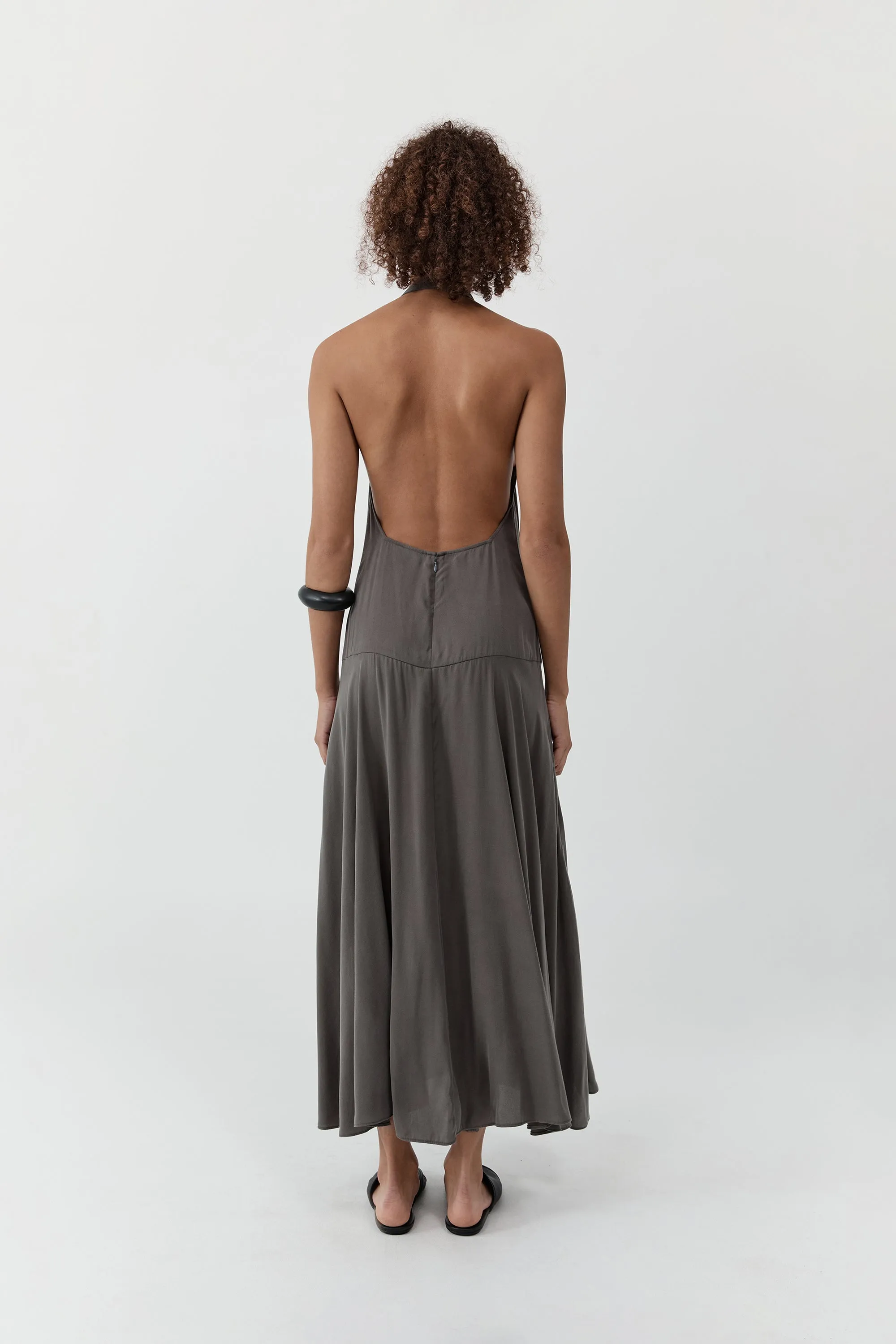 Apron Dress - Moss sold by St. Agni product image thumbnail 4