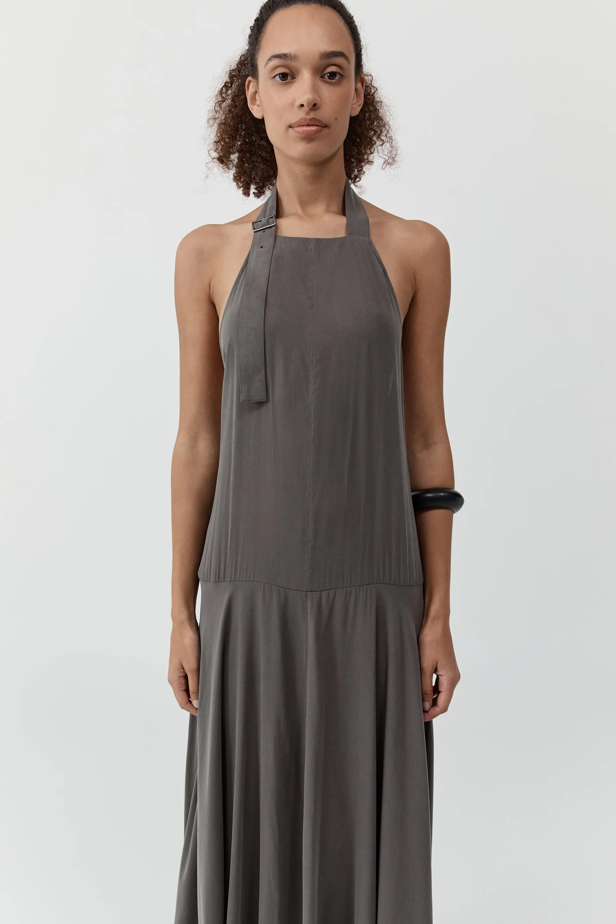 Apron Dress - Moss sold by St. Agni product image thumbnail 2