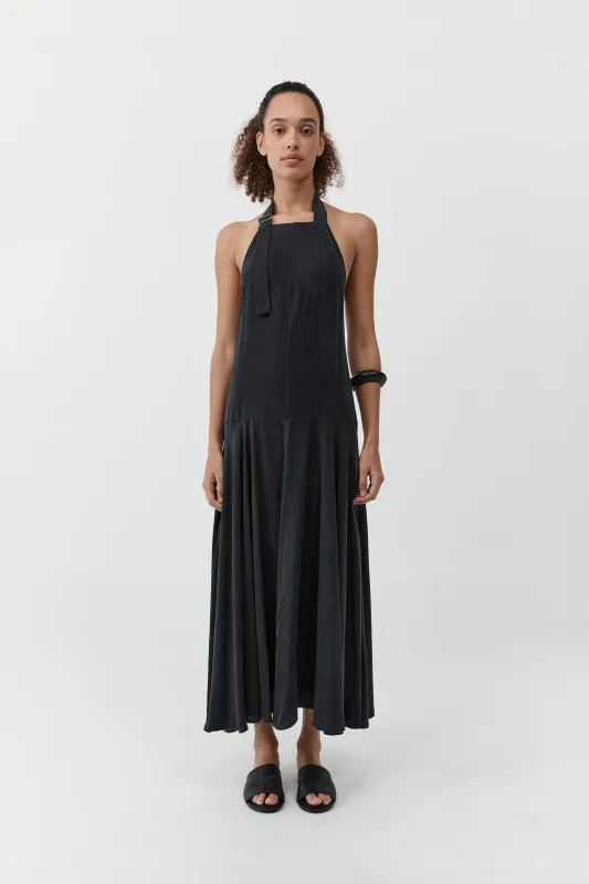 Apron Dress - Black made by St. Agni