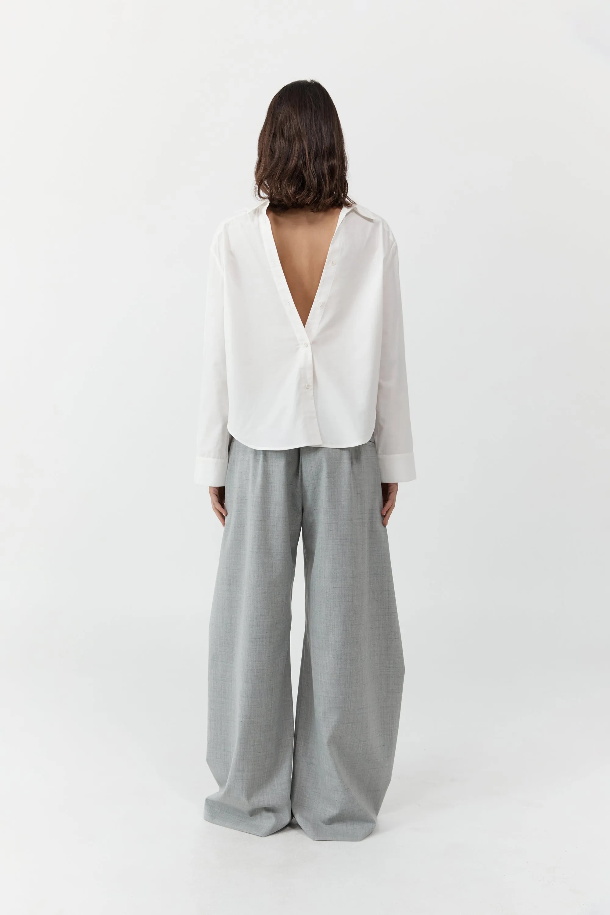Reverse Shirt - White sold by St. Agni product image thumbnail 4