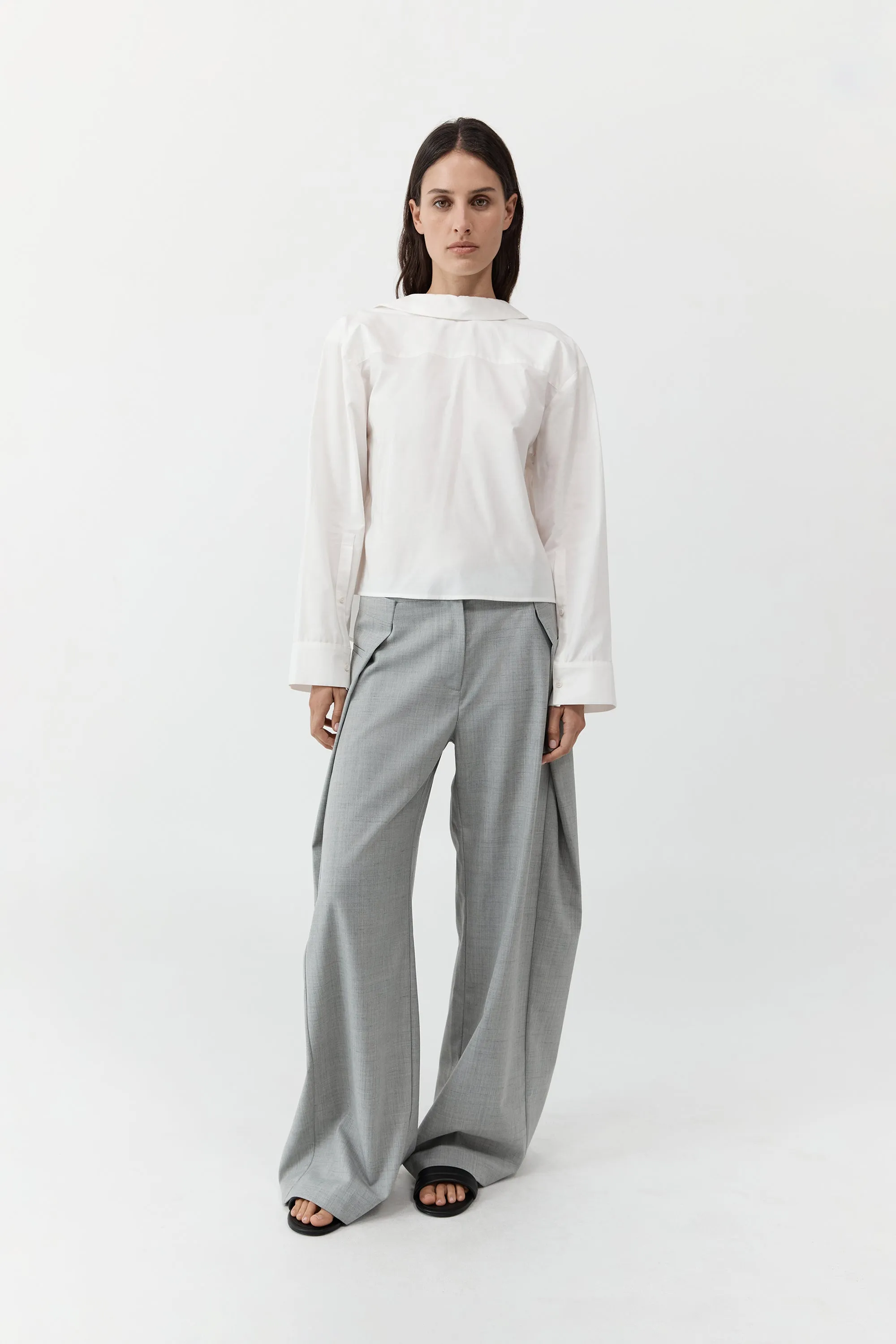 Reverse Shirt - White sold by St. Agni product image thumbnail 3