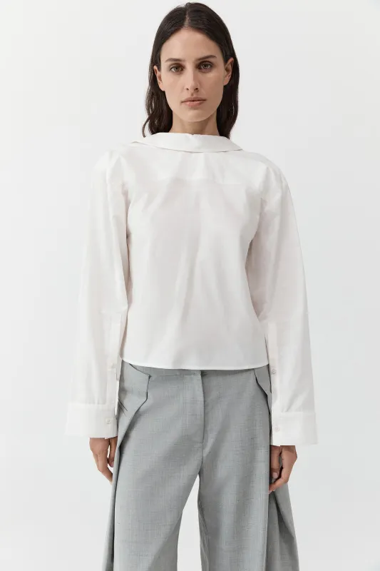 Reverse Shirt - White made by St. Agni