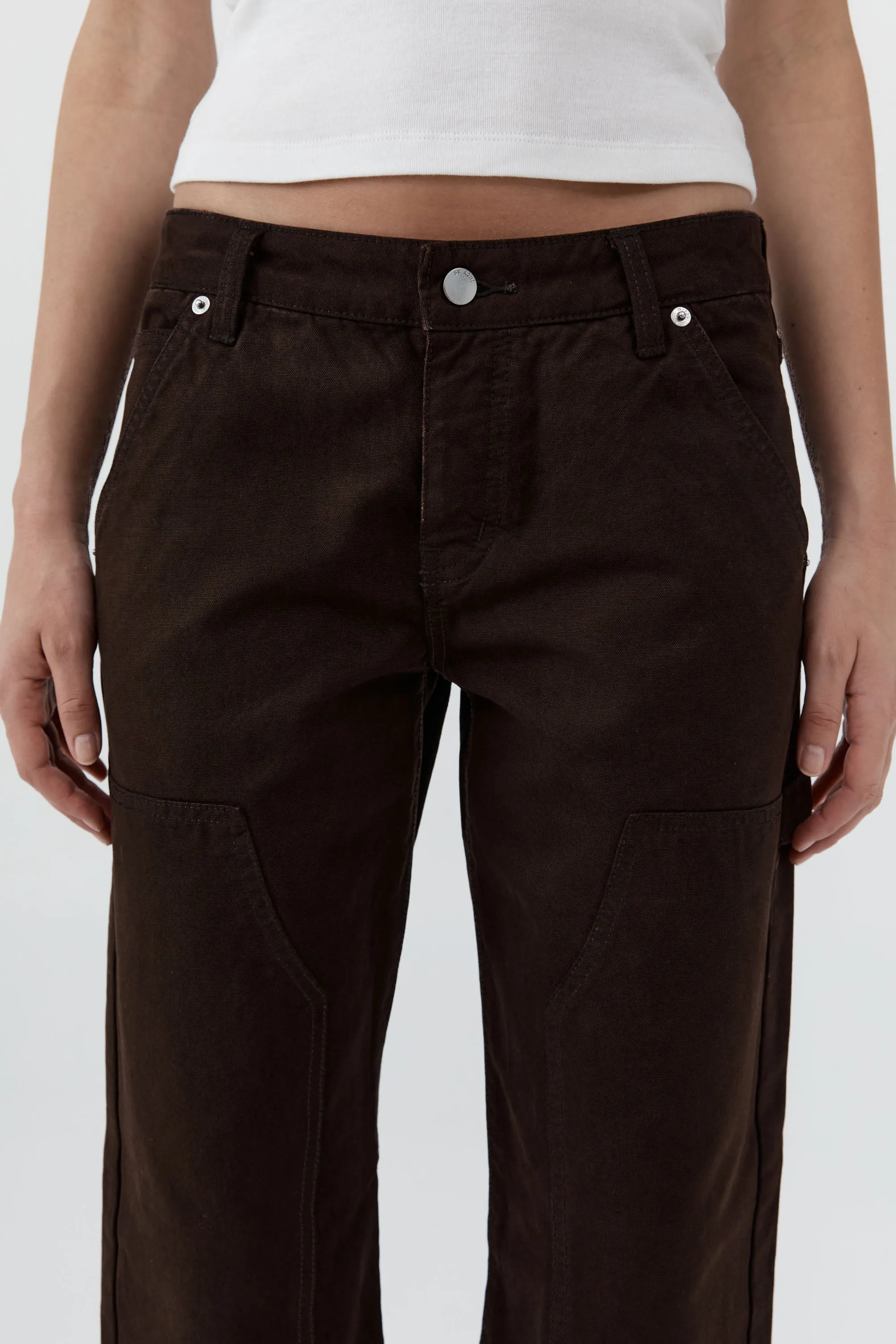 Canvas Carpenter Jeans - Bark sold by St. Agni product image thumbnail 3
