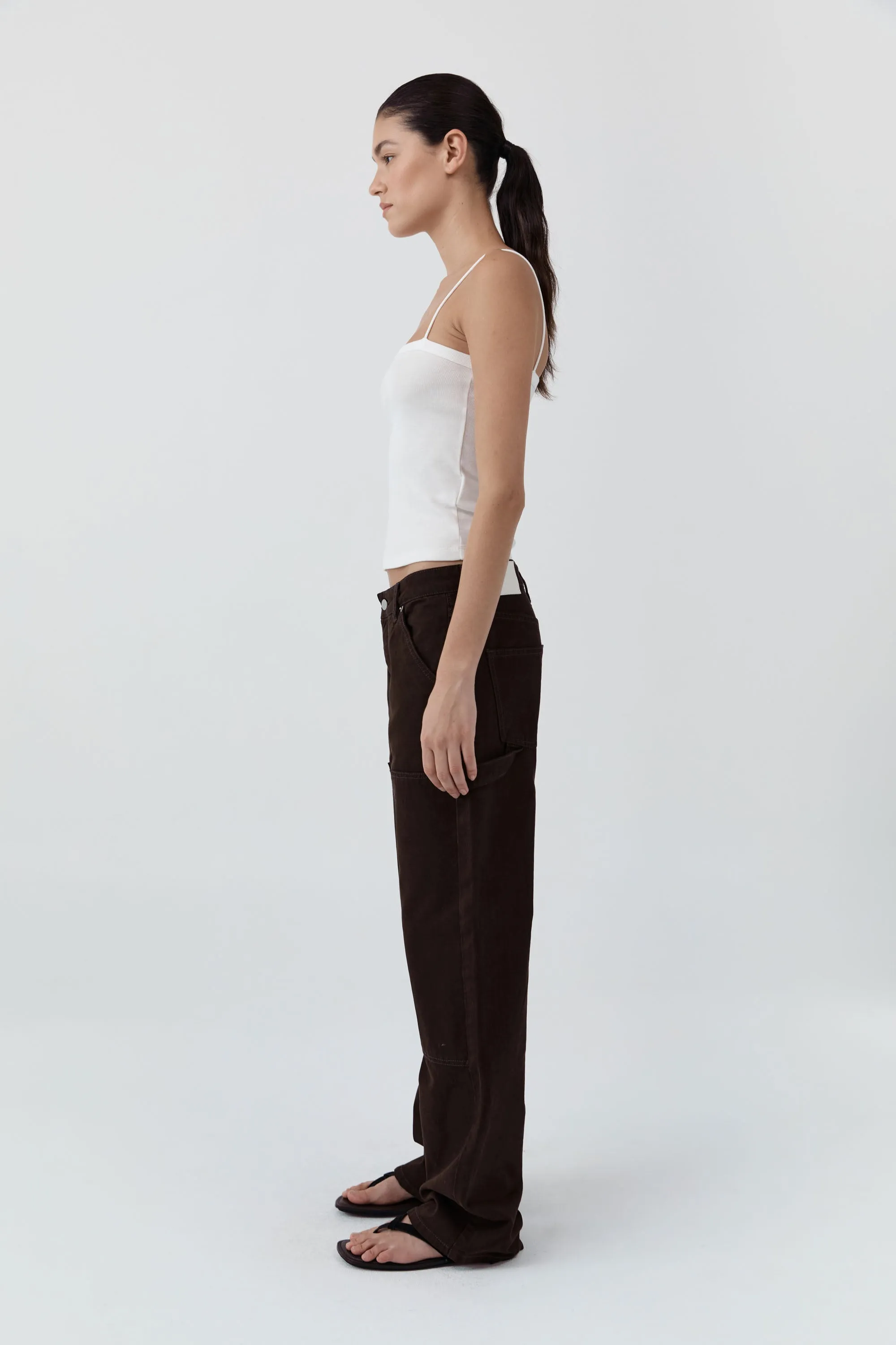 Canvas Carpenter Jeans - Bark sold by St. Agni product image thumbnail 5