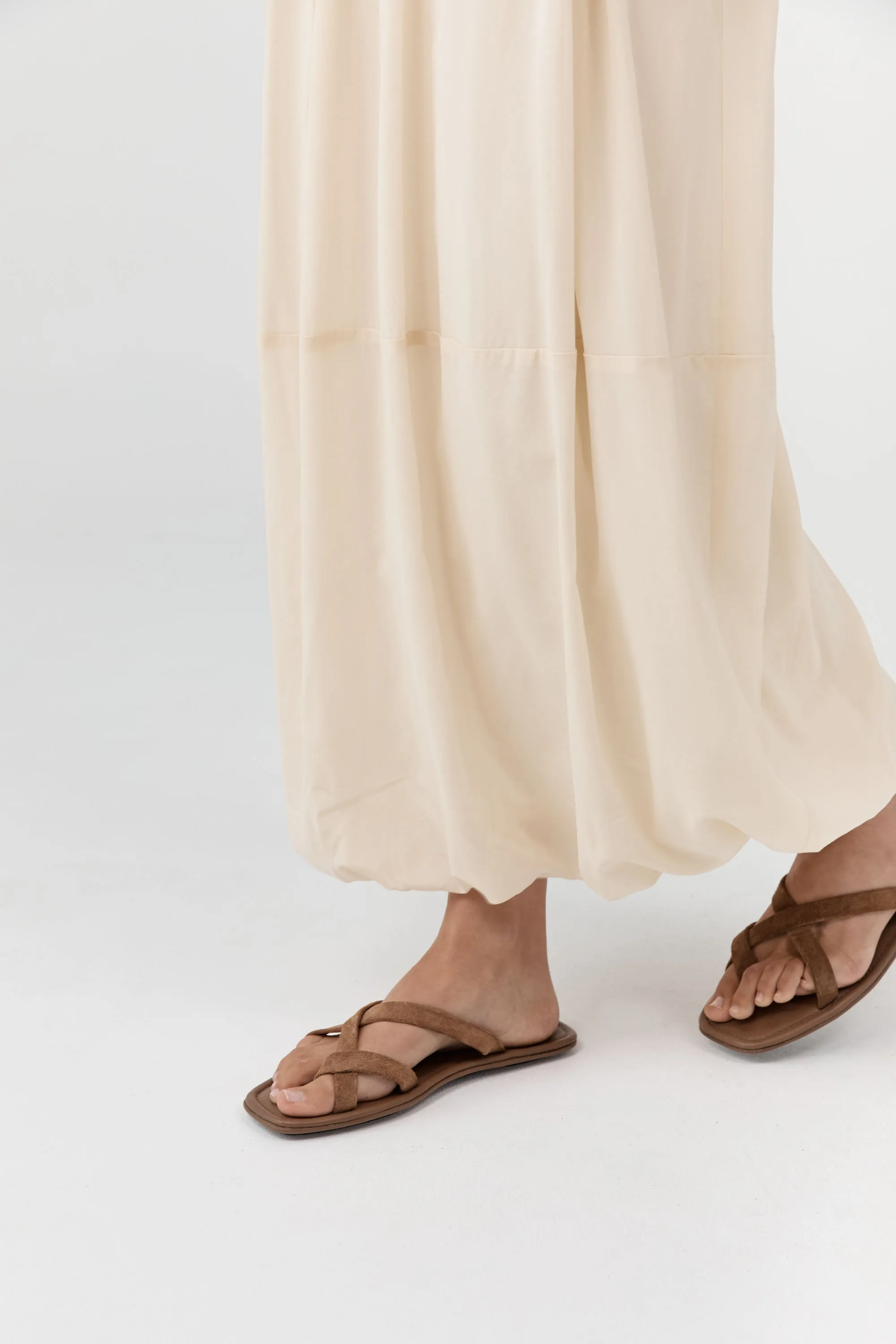 Suede Soft Strap Slide - Toffee sold by St. Agni product image thumbnail 2