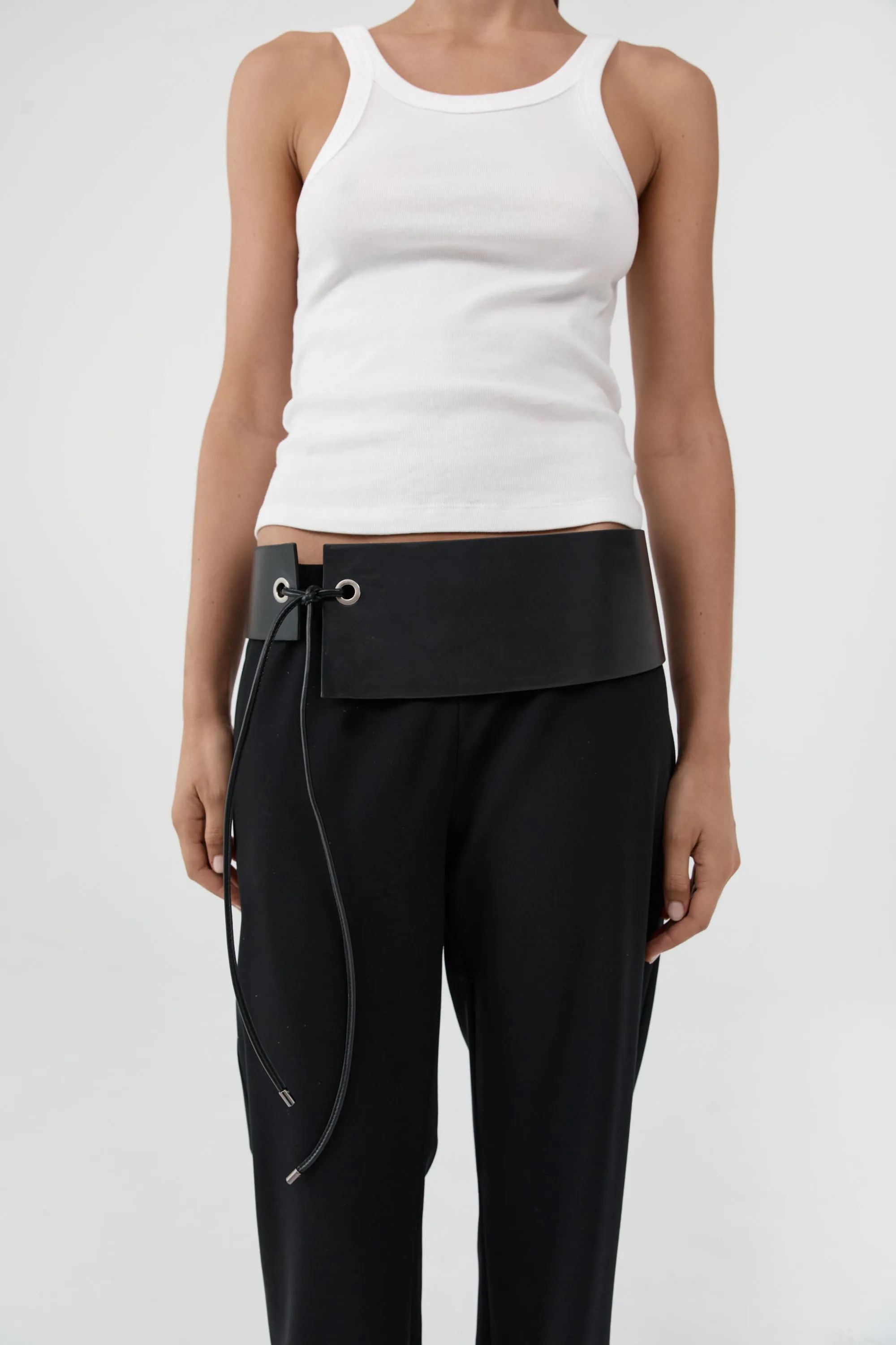 Asymmetric Belt - Black sold by St. Agni product image thumbnail 4