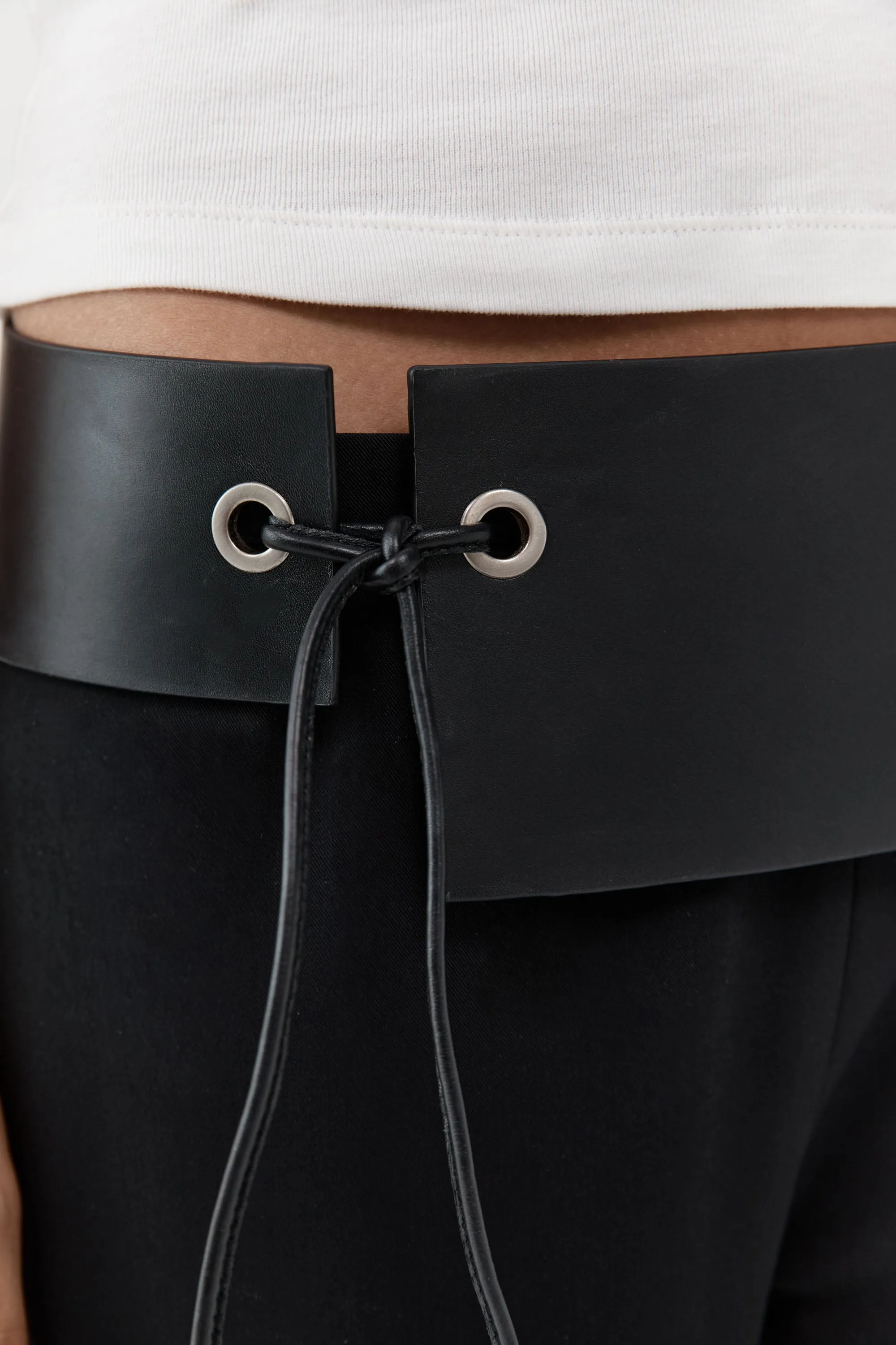 Asymmetric Belt - Black sold by St. Agni product image thumbnail 2