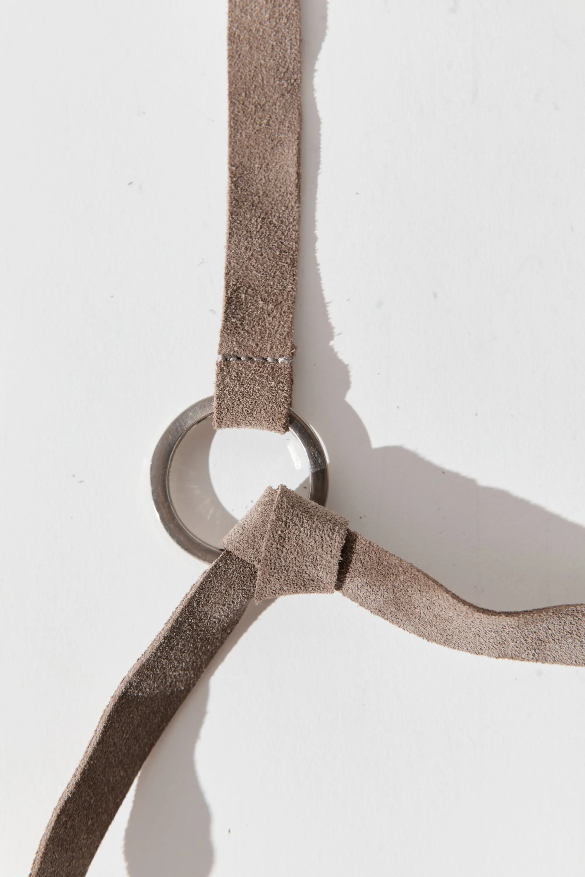 Suede Tie Belt - Almond sold by St. Agni product image thumbnail 3