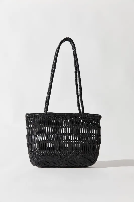 Textured Petit Bagu - Black made by St. Agni