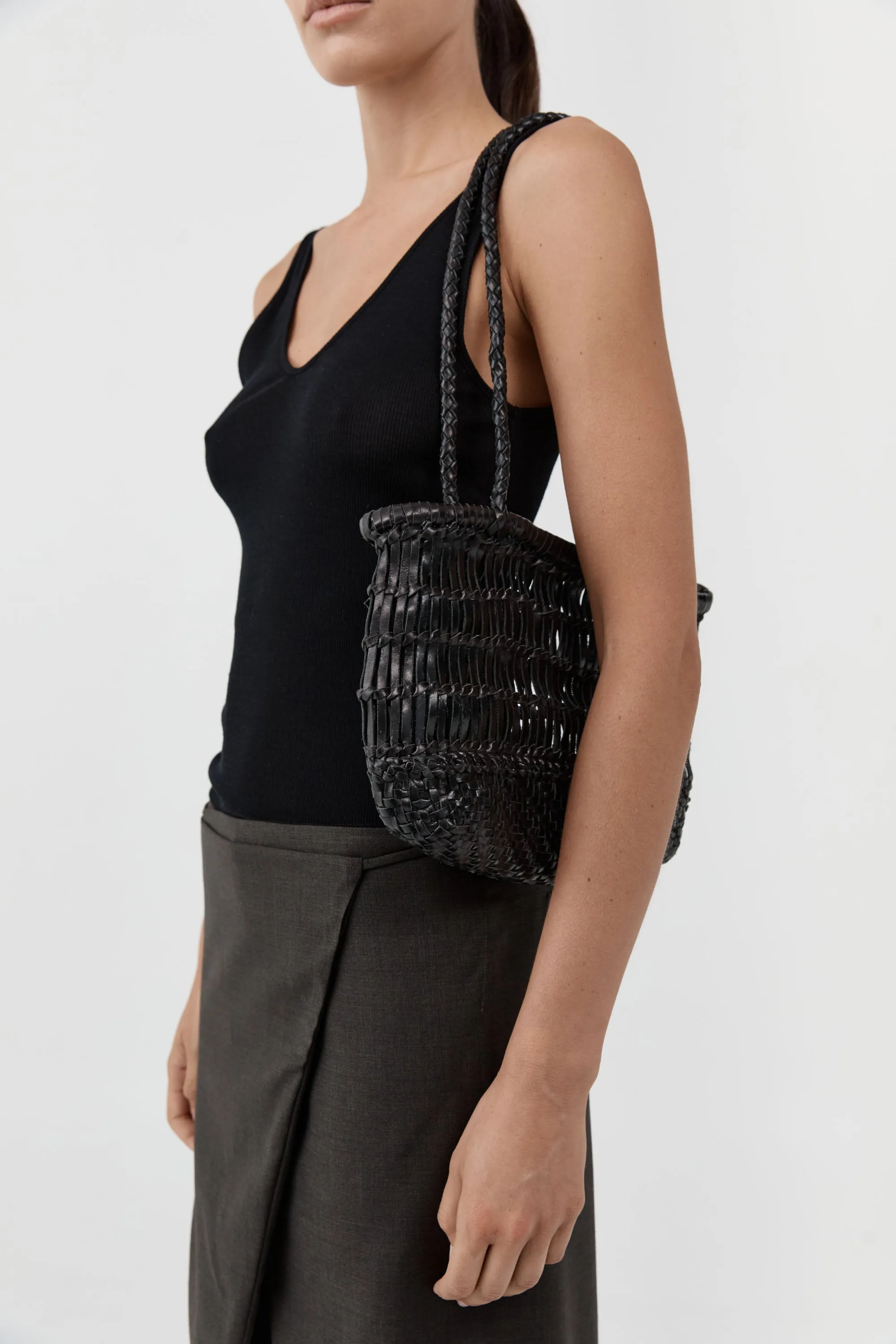 Textured Petit Bagu - Black sold by St. Agni product image thumbnail 2