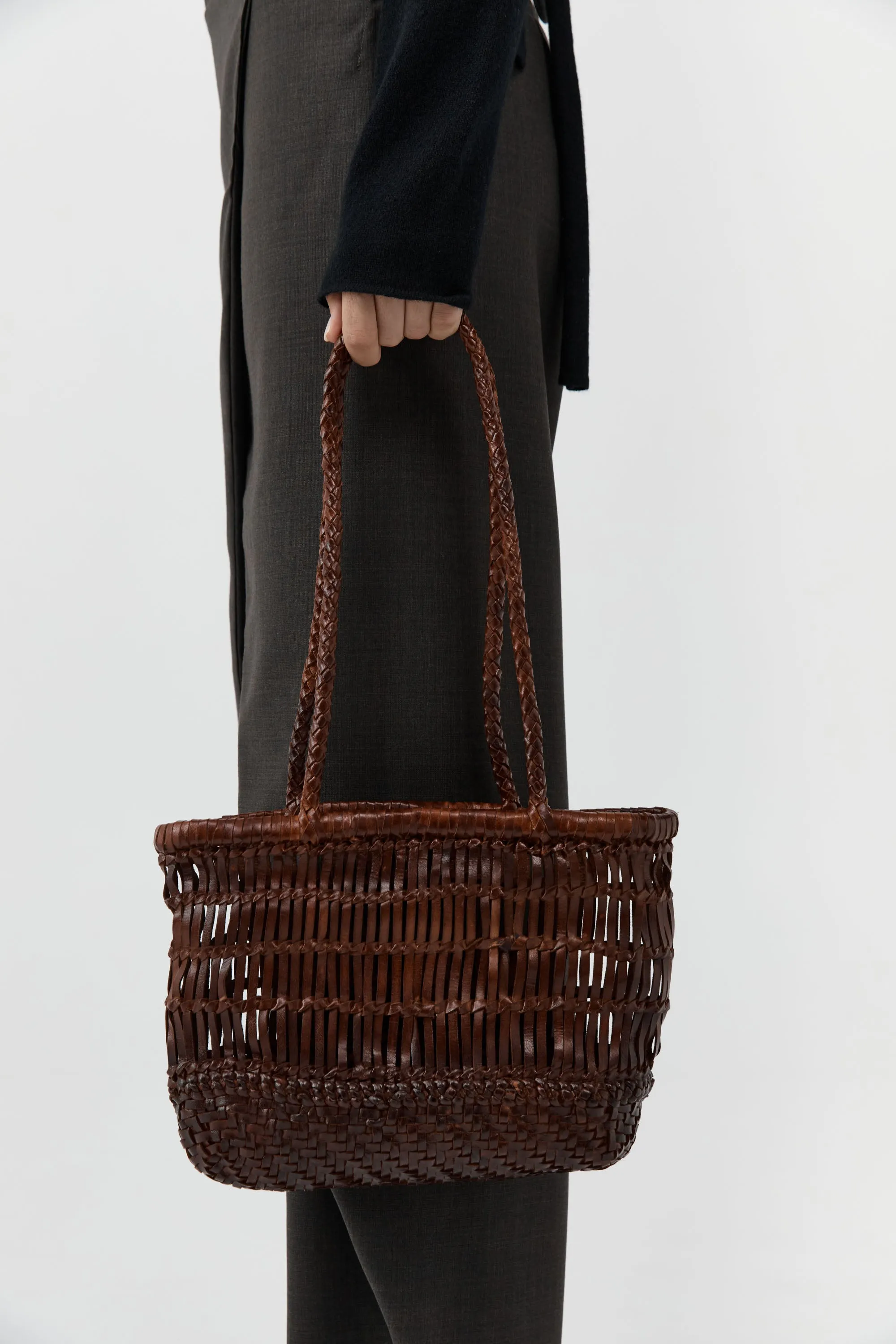 Textured Petit Bagu - Chestnut sold by St. Agni product image thumbnail 2