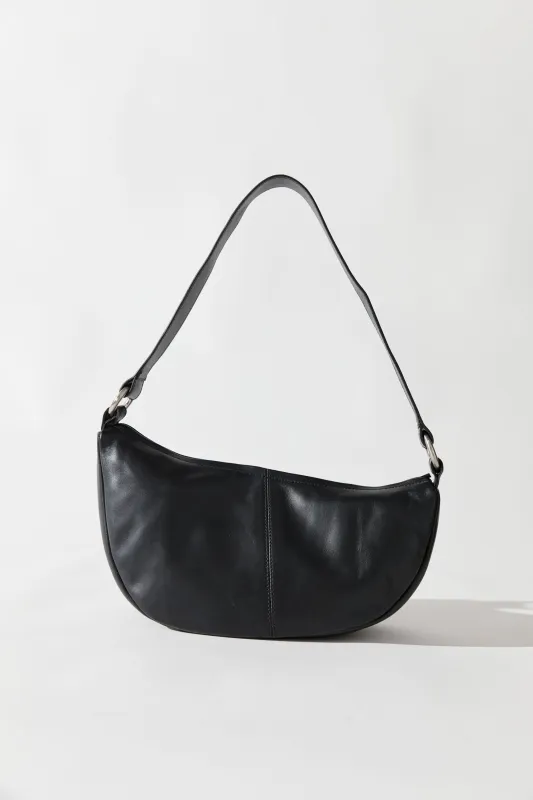 Utility Crescent Bag - Black made by St. Agni