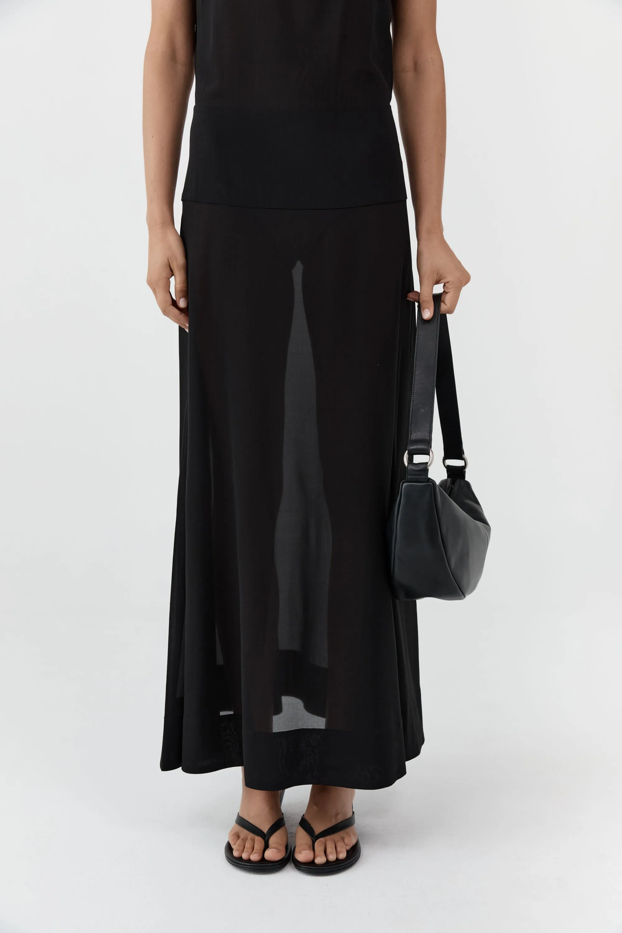 Utility Crescent Bag - Black sold by St. Agni product image thumbnail 3
