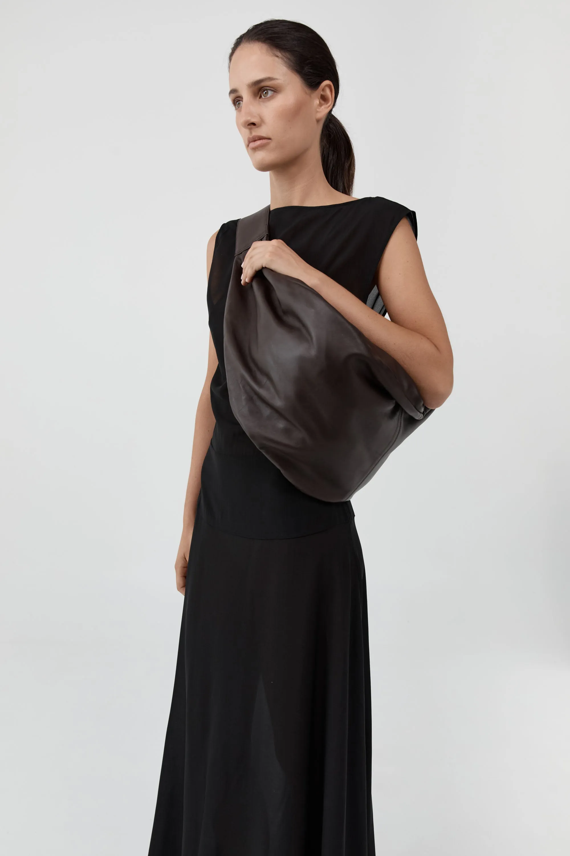 Large Crossbody Bag - Coffee sold by St. Agni product image thumbnail 2