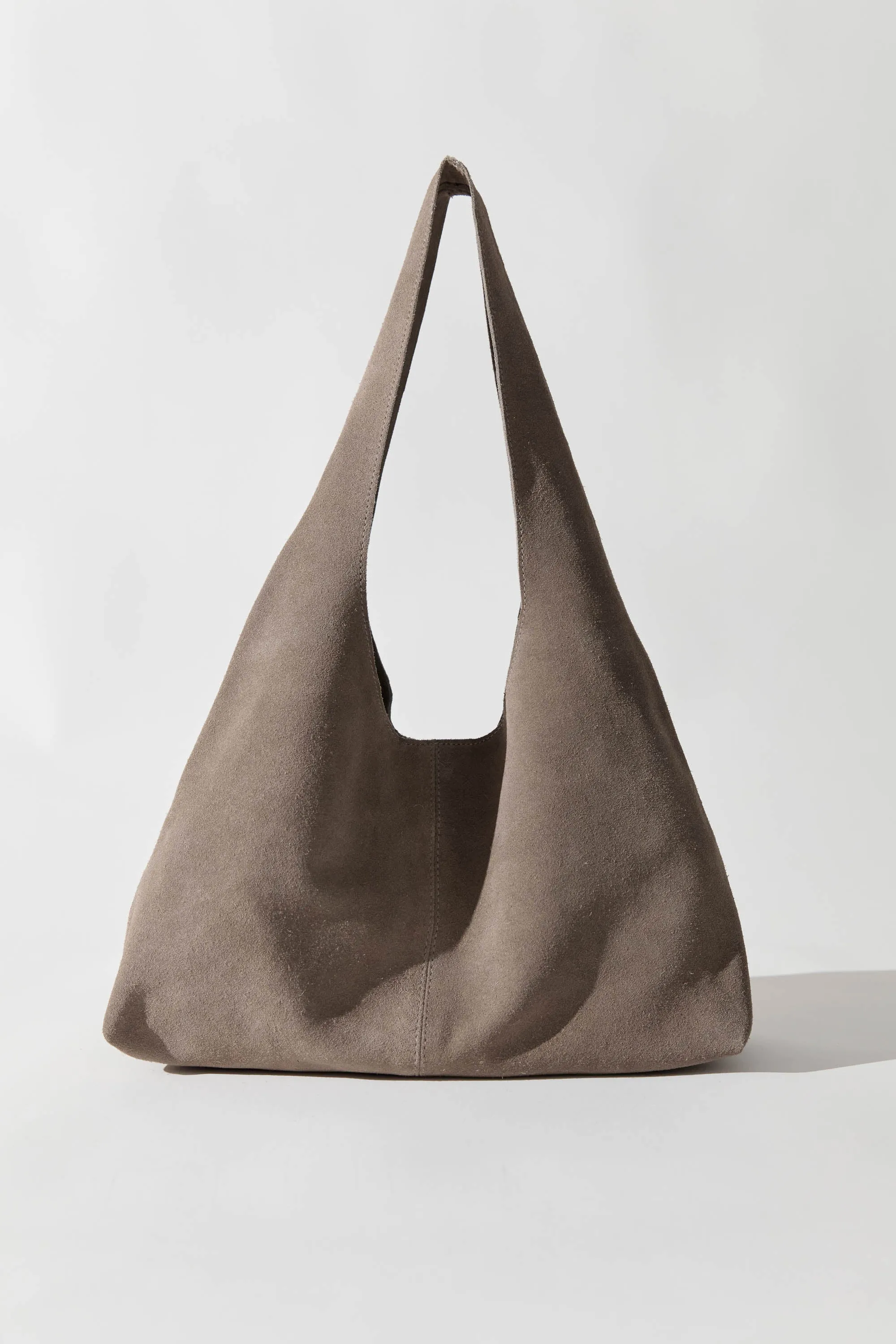 Suede Soft Bag - Pebble sold by St. Agni product image thumbnail 3