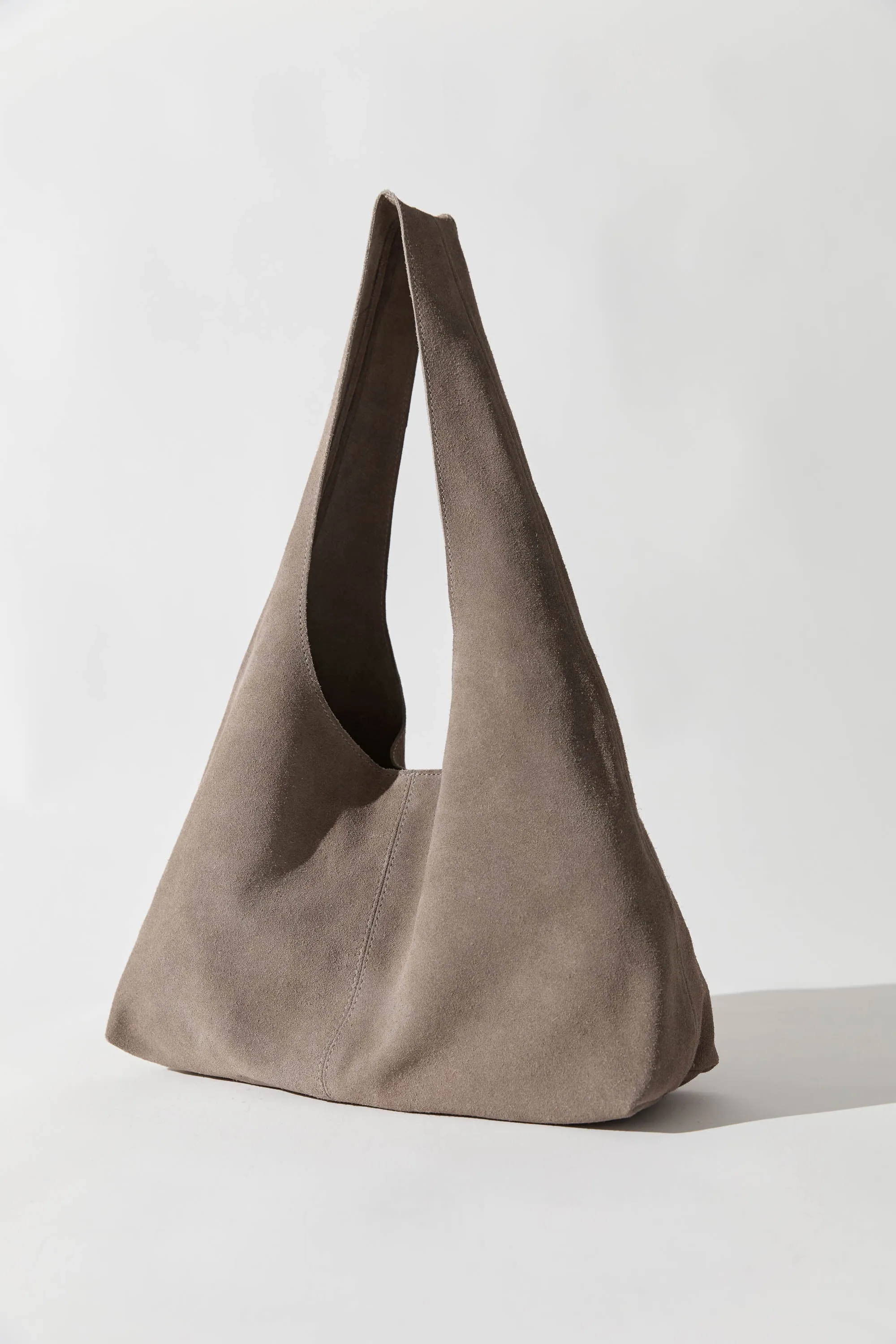 Suede Soft Bag - Pebble sold by St. Agni product image thumbnail 5