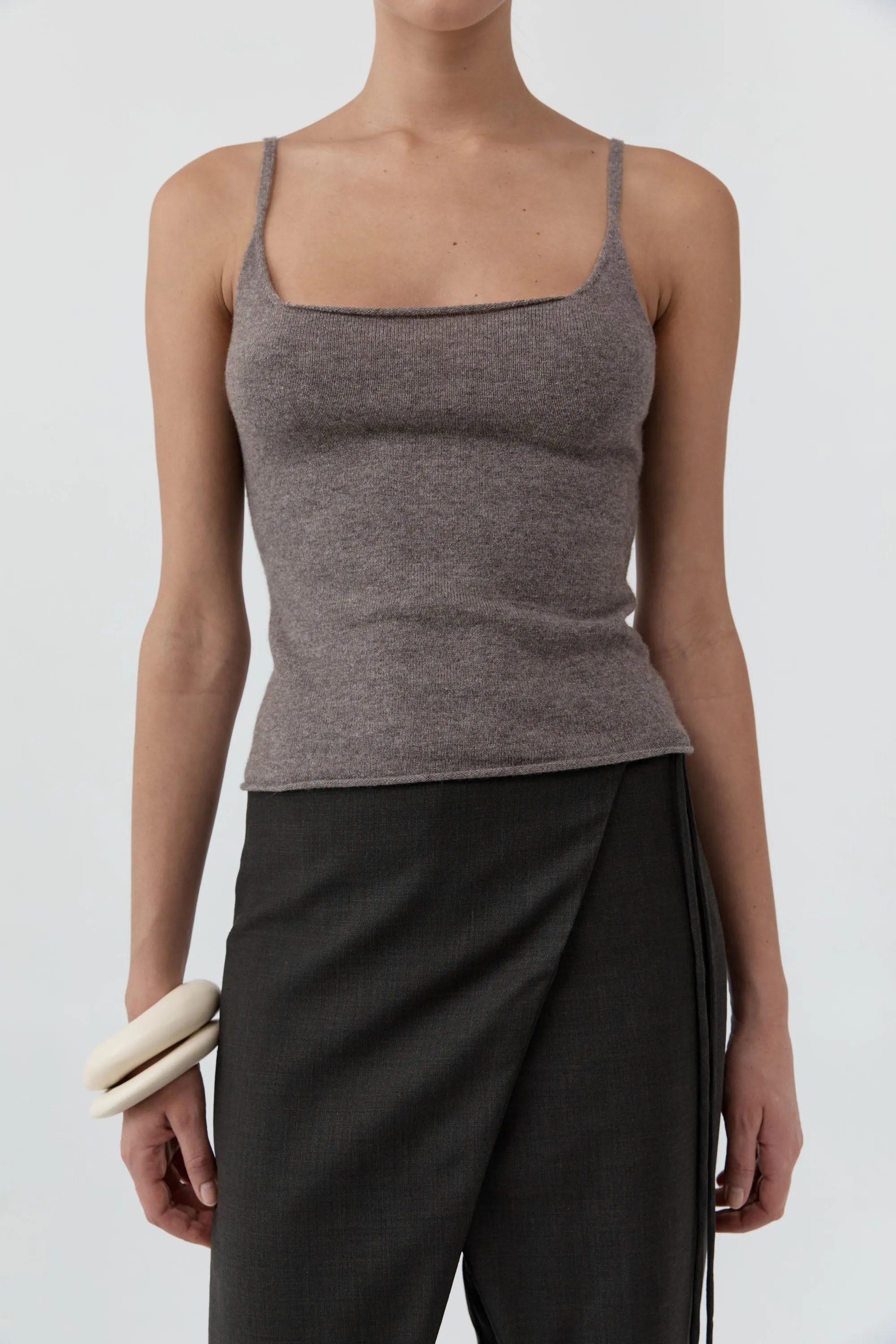 Merino Wool Slim Tank - Vapor sold by St. Agni product image thumbnail 2