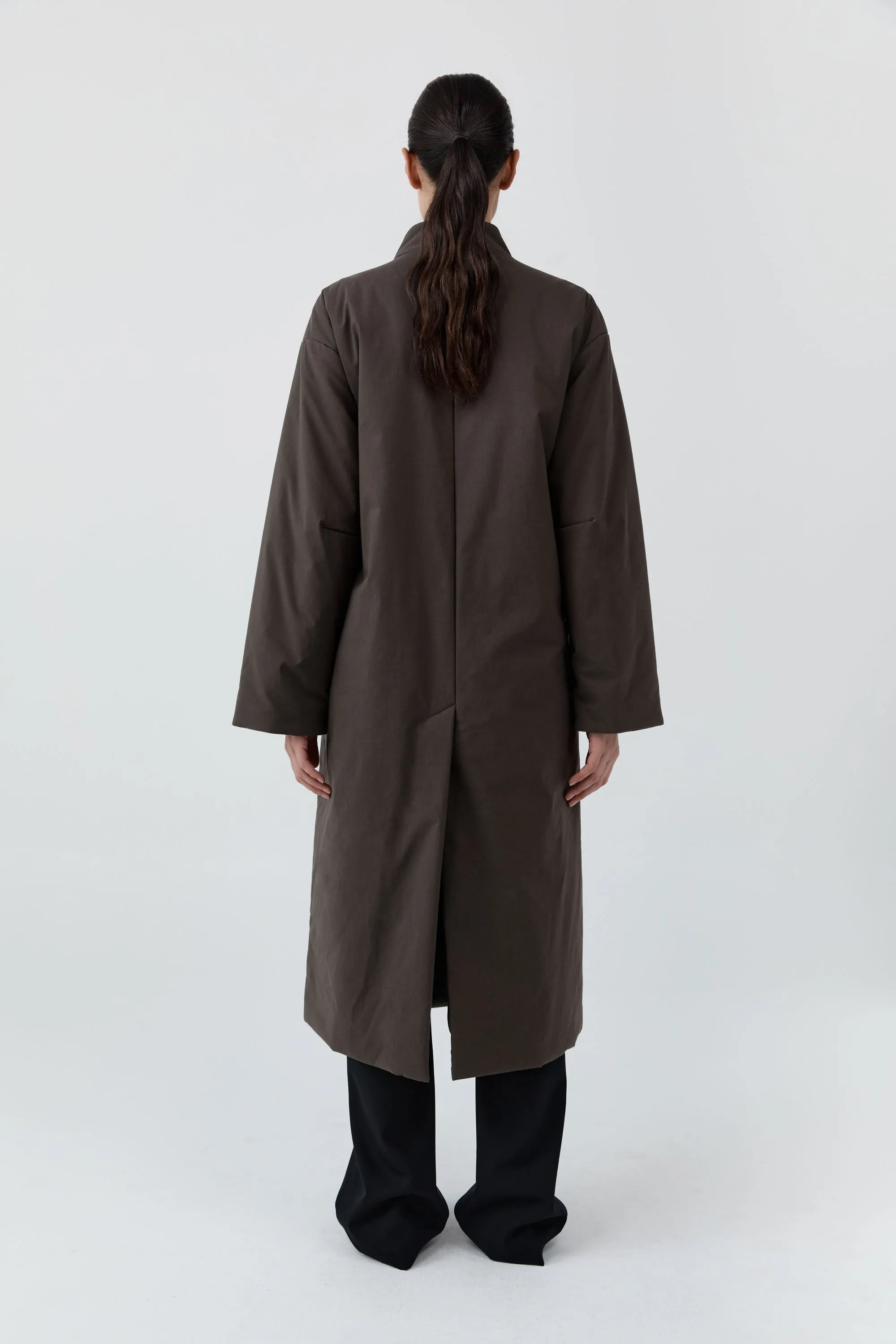 Pillow Wrap Coat - Wood sold by St. Agni product image thumbnail 4