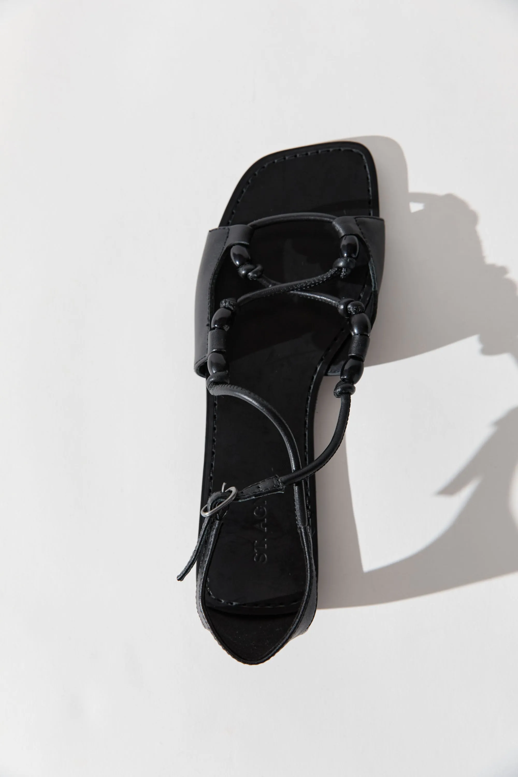 Beaded Detail Sandal - Black sold by St. Agni product image thumbnail 3