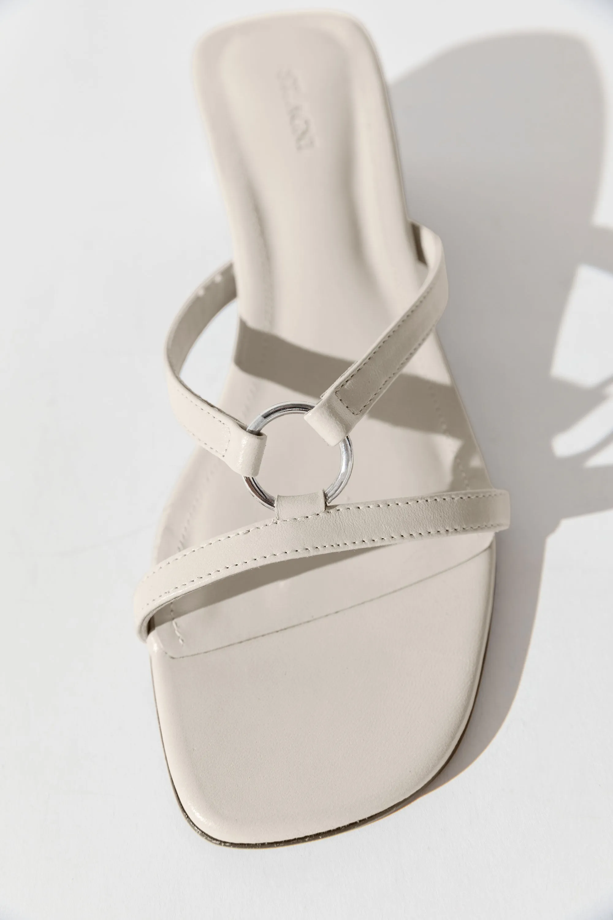 Multi Strap Heel - Off White sold by St. Agni product image thumbnail 4