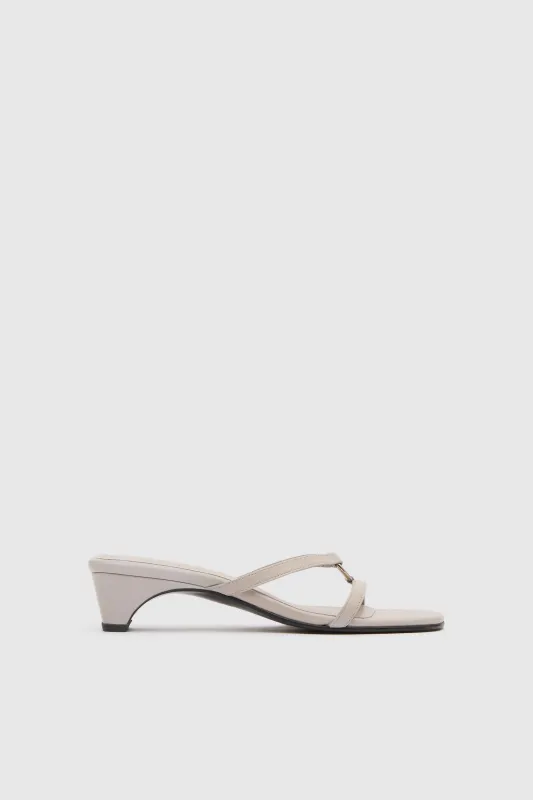 Multi Strap Heel - Off White made by St. Agni