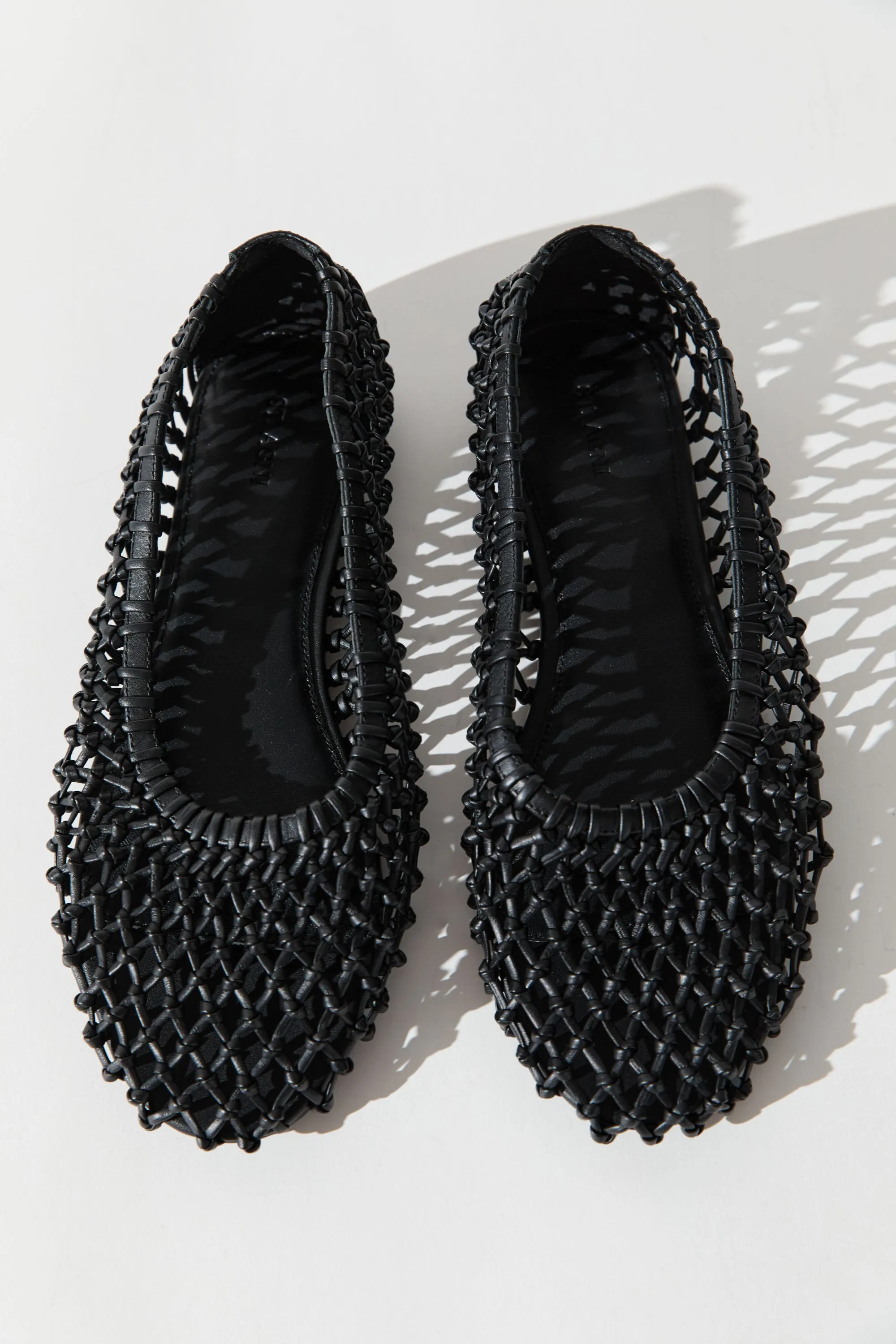Woven Ballerina Flat - Black sold by St. Agni product image thumbnail 5