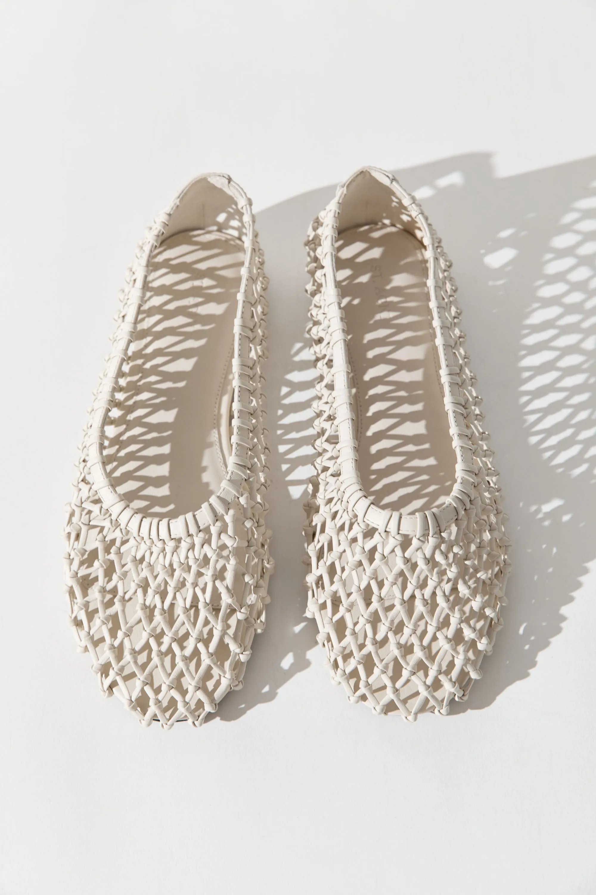 Woven Ballerina Flat - Off White sold by St. Agni product image thumbnail 5