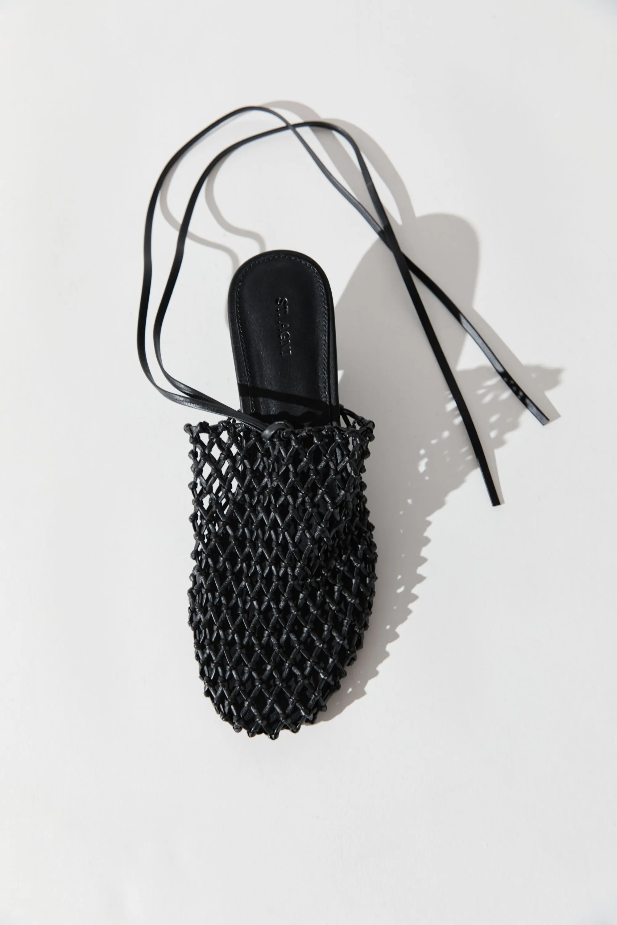 Woven Mule Heel - Black sold by St. Agni product image thumbnail 4