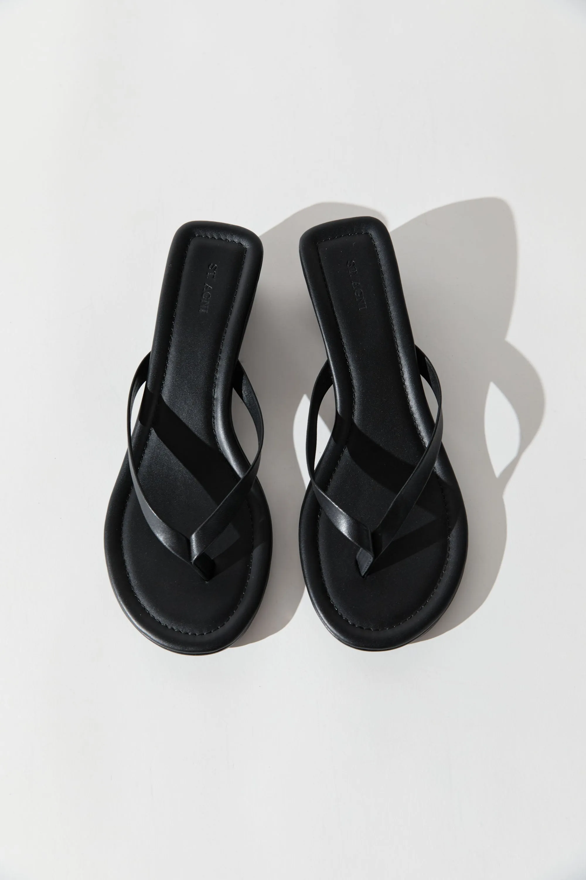 Thong Wedge - Black sold by St. Agni product image thumbnail 4