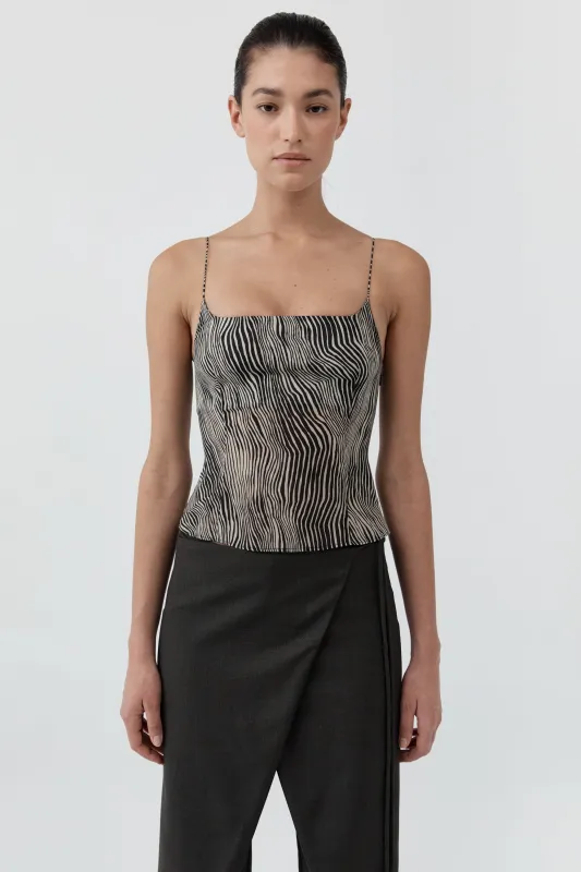 Savannah Silk Cami - Sand made by St. Agni