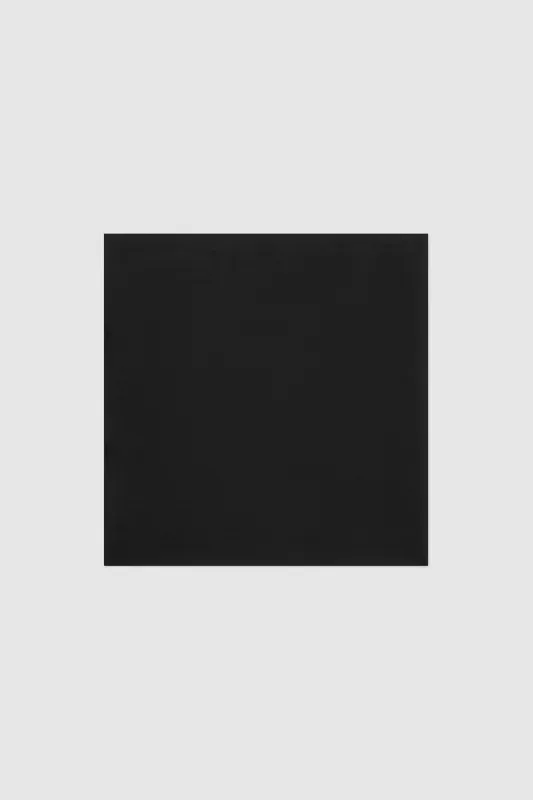 Stretch Silk Scarf - Black made by St. Agni