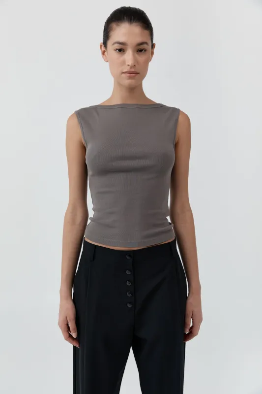 Organic Cotton Ballerina Top - Clay made by St. Agni