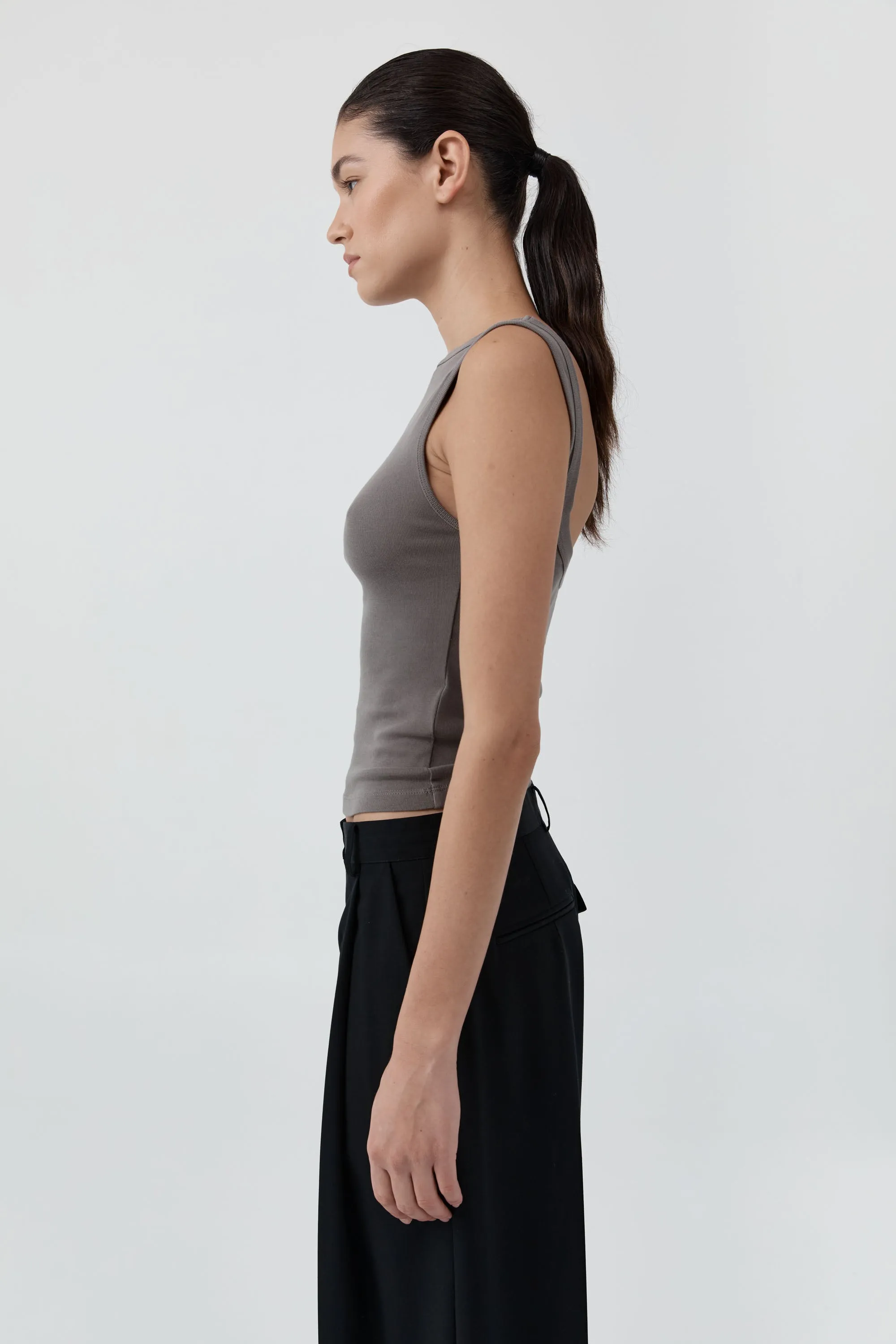 Organic Cotton Ballerina Top - Clay sold by St. Agni product image thumbnail 3