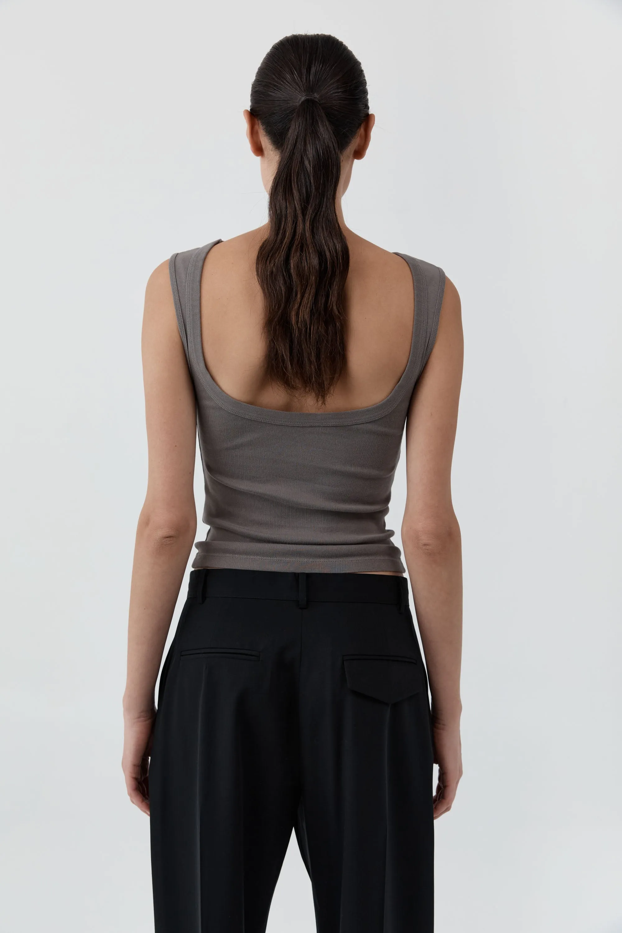 Organic Cotton Ballerina Top - Clay sold by St. Agni product image thumbnail 4