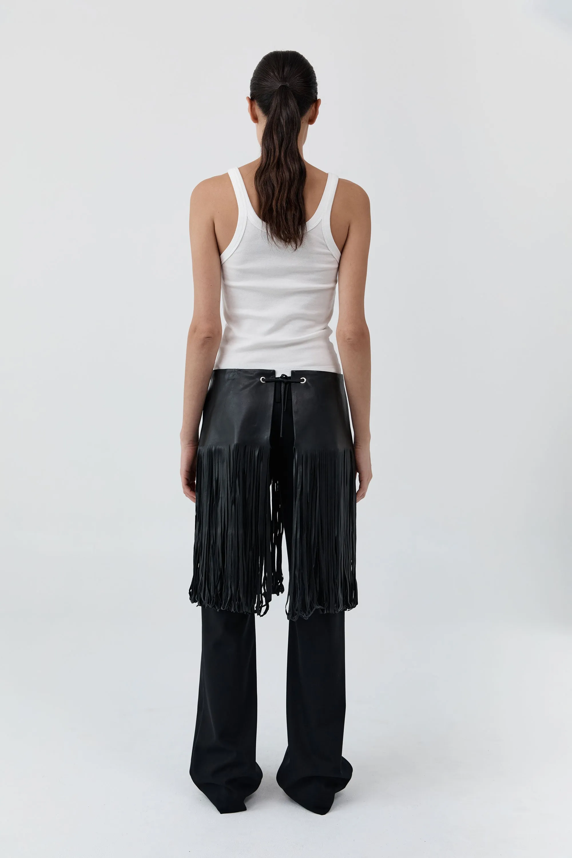 Fringe Belt Skirt - Black sold by St. Agni product image thumbnail 4