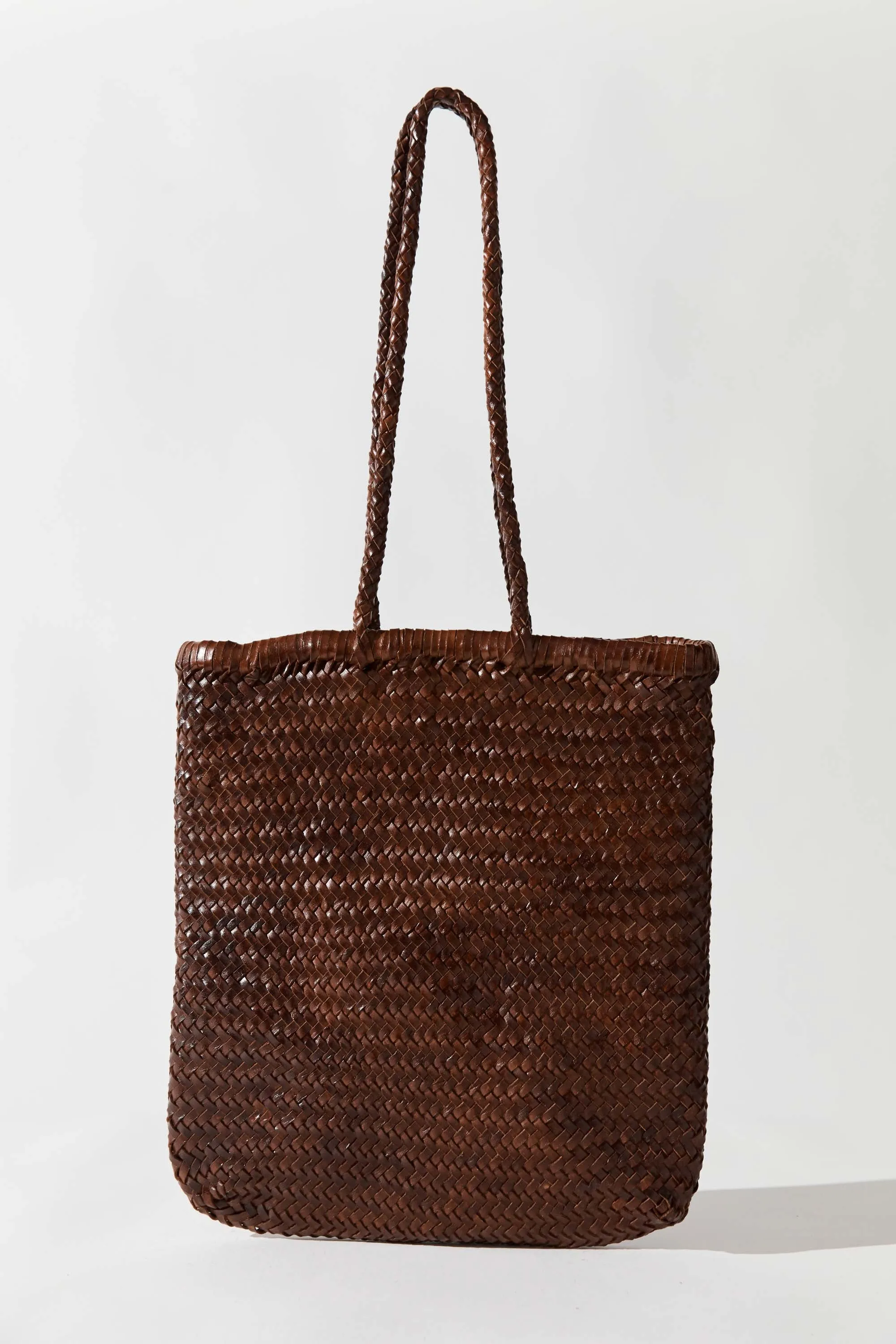 PRE-ORDER: Bagu Woven Tote - Chestnut sold by St. Agni