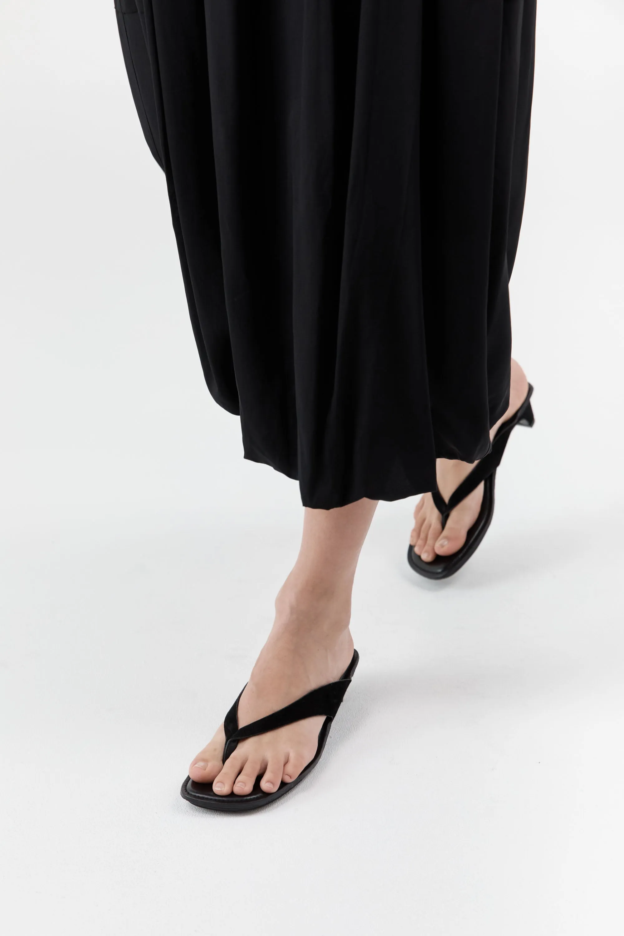 PRE-ORDER: Suede Opanka Heel - Black sold by St. Agni product image thumbnail 2