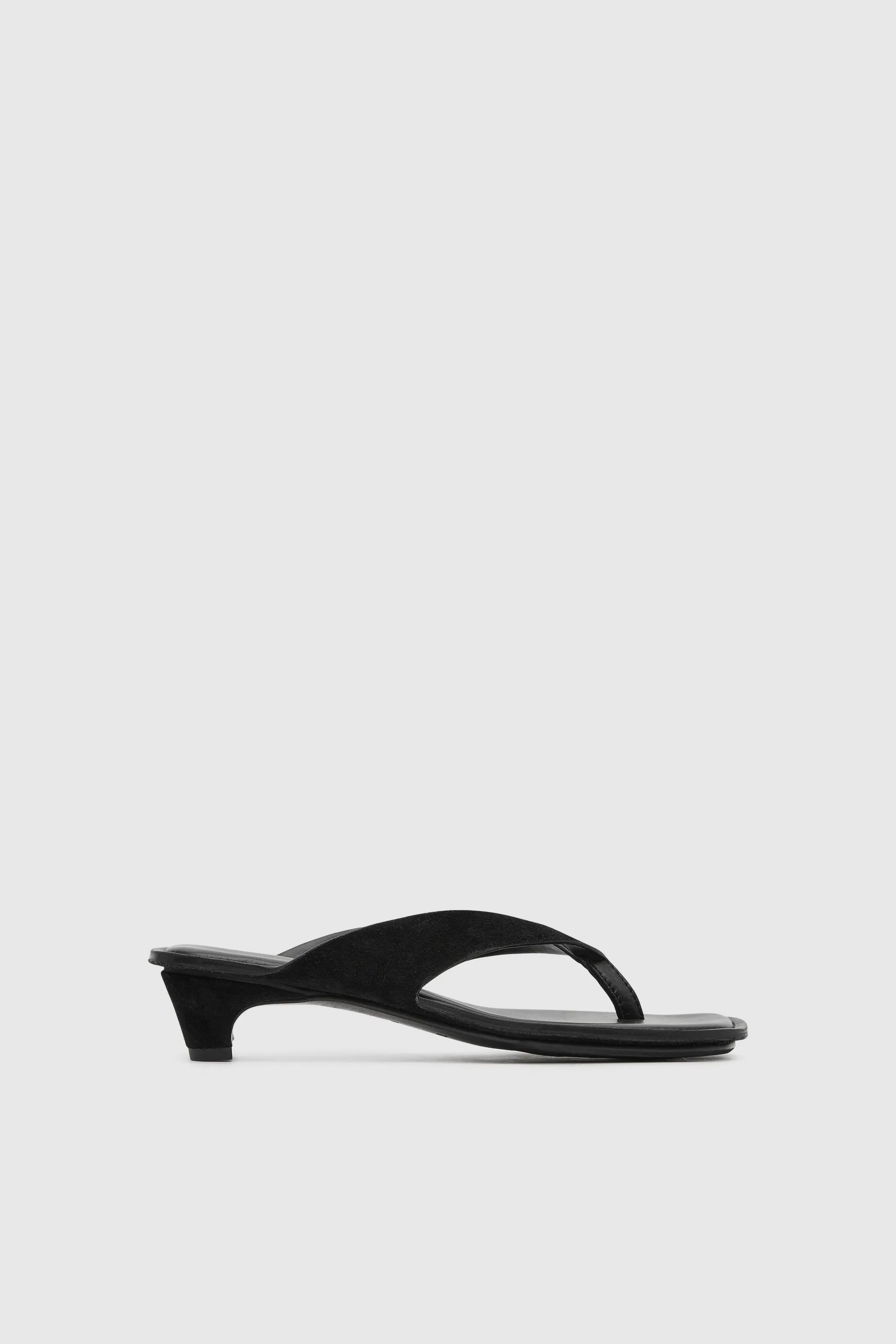 PRE-ORDER: Suede Opanka Heel - Black sold by St. Agni