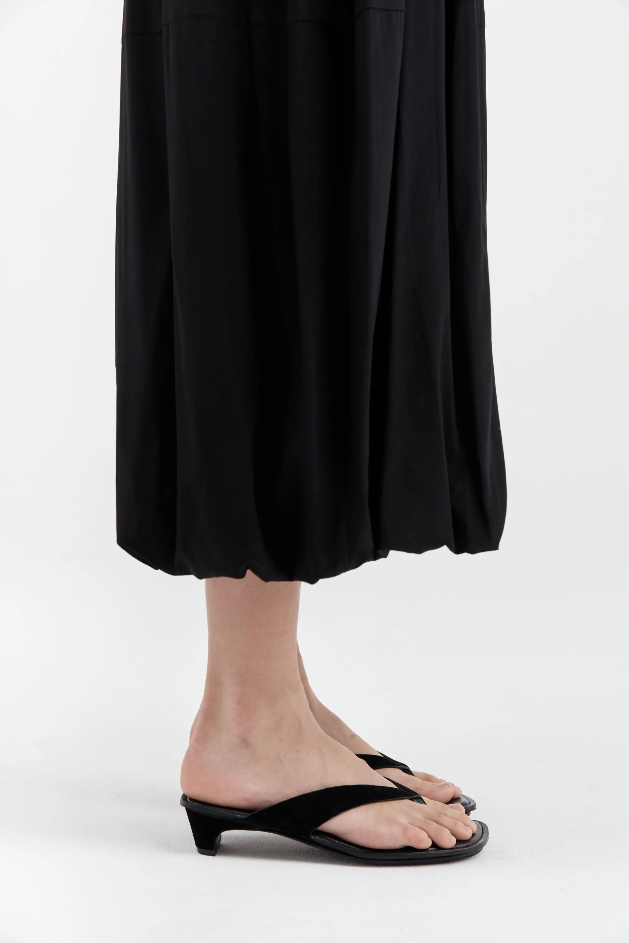 PRE-ORDER: Suede Opanka Heel - Black sold by St. Agni product image thumbnail 3
