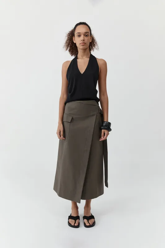 Utility Wrap Skirt - Kalamata made by St. Agni