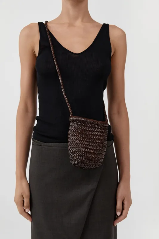 Bagu Sling Bag - Chocolate made by St. Agni