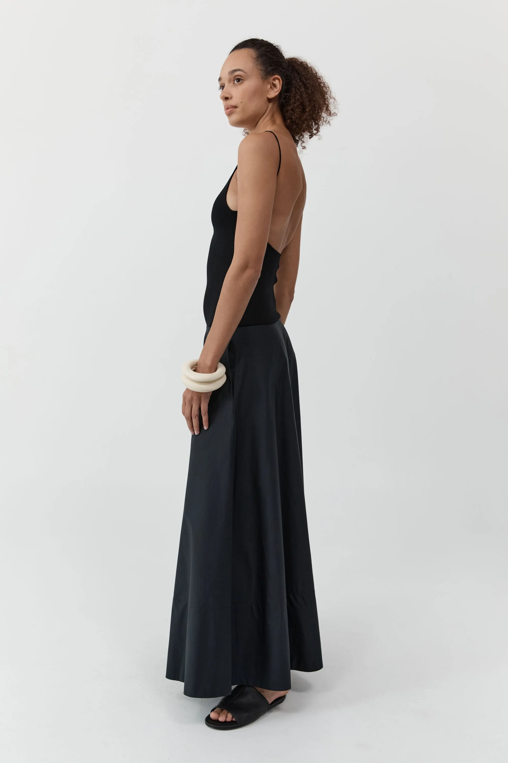 Backless Circle Hem Dress - Black sold by St. Agni product image thumbnail 3