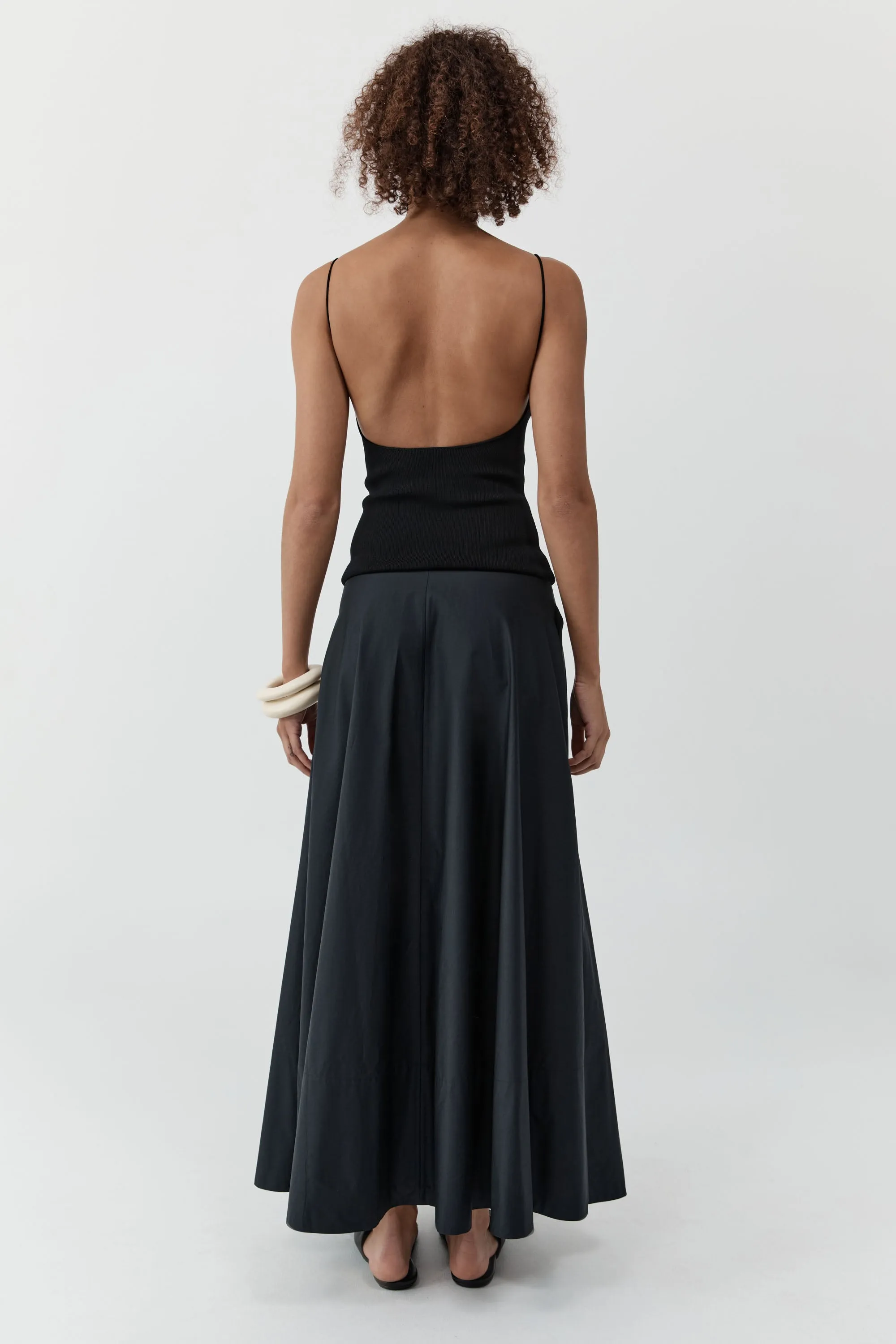 Backless Circle Hem Dress - Black sold by St. Agni product image thumbnail 4