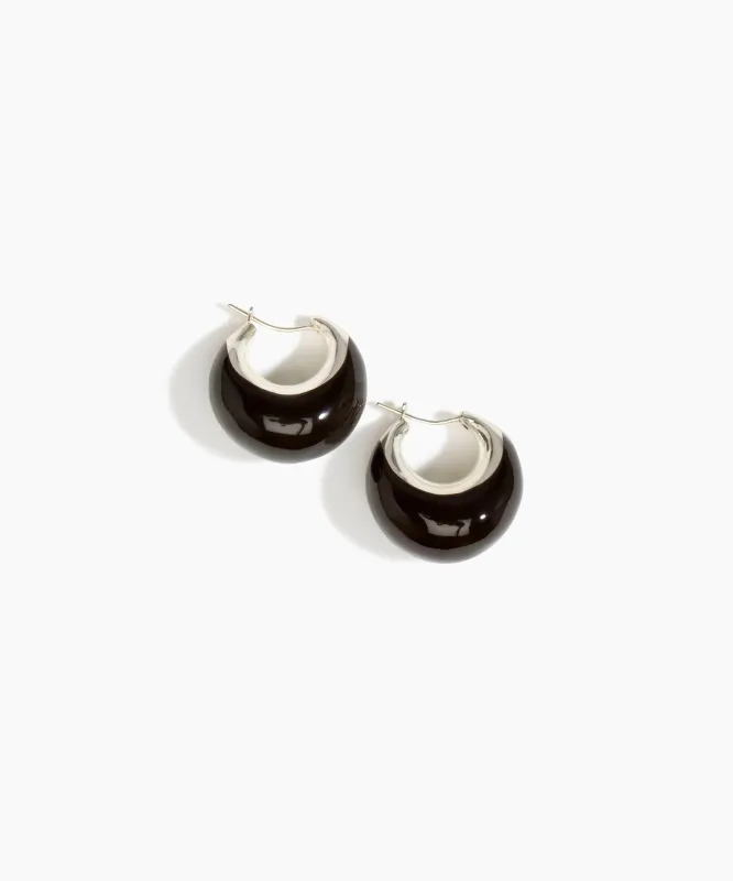 Large Crescent Earrings by Dinosaur Designs - Cocoa made by Dinosaur Designs