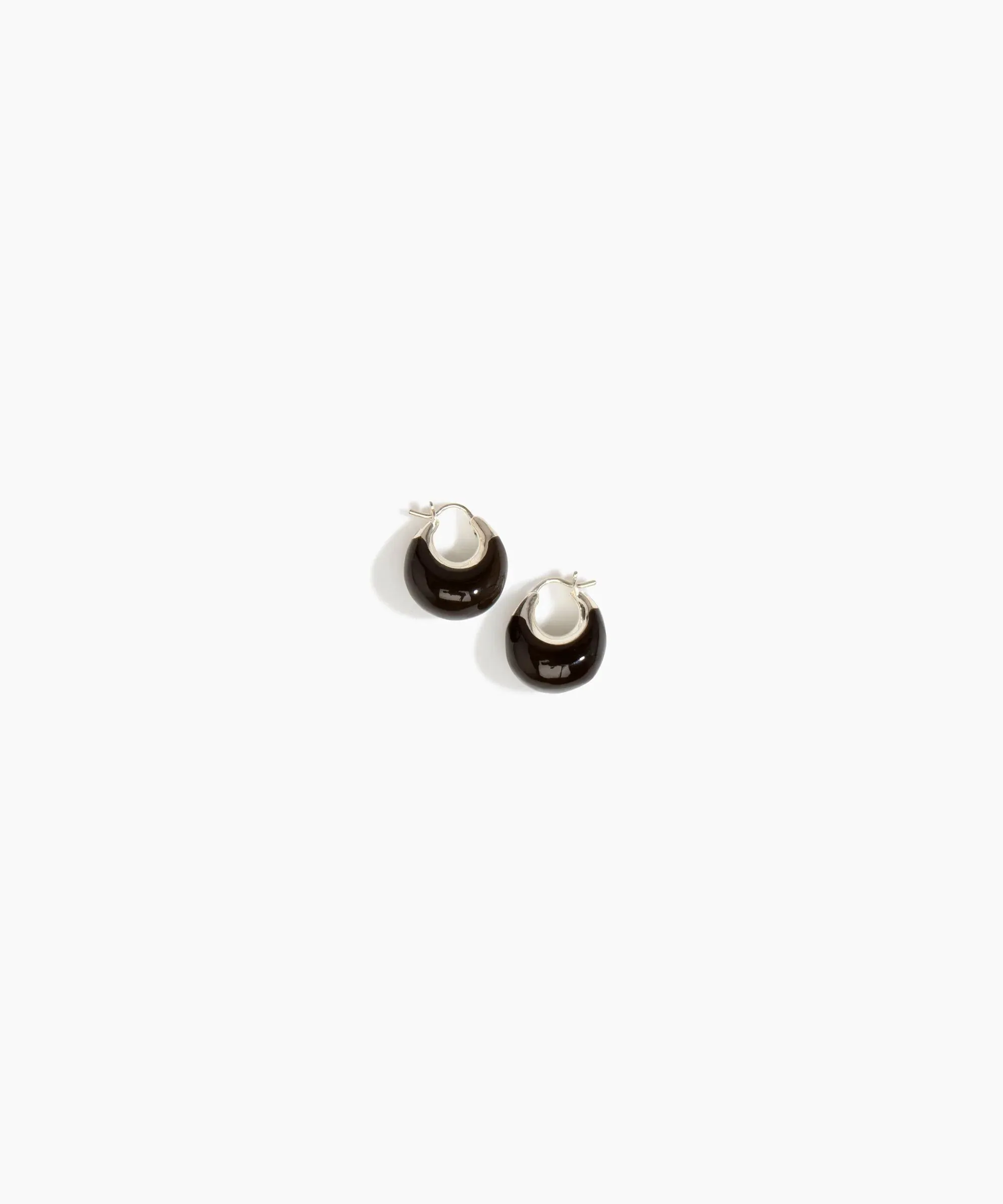 Small Crescent Earrings by Dinosaur Designs - Cocoa sold by St. Agni