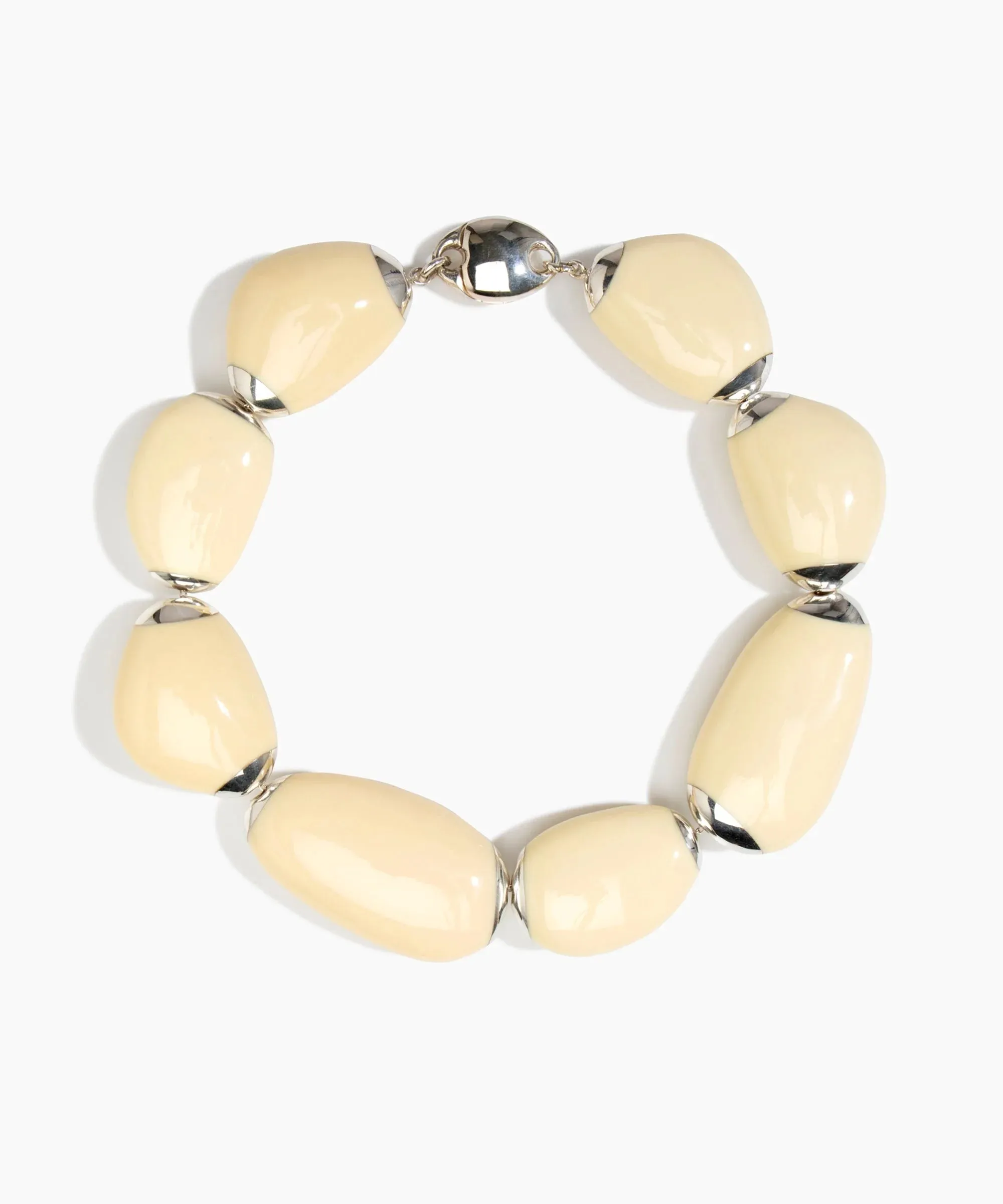 Rock Choker by Dinosaur Designs - Cream sold by St. Agni